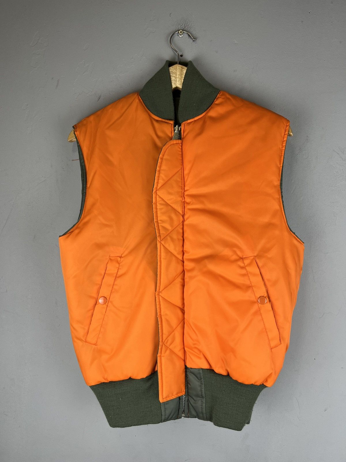 Designer × Japanese Brand 💥VERY RARE KIFFE MA 1 Big Fit Vest military RRP 1000$ Size M / US 6-8 / IT 42-44 - 3 Thumbnail