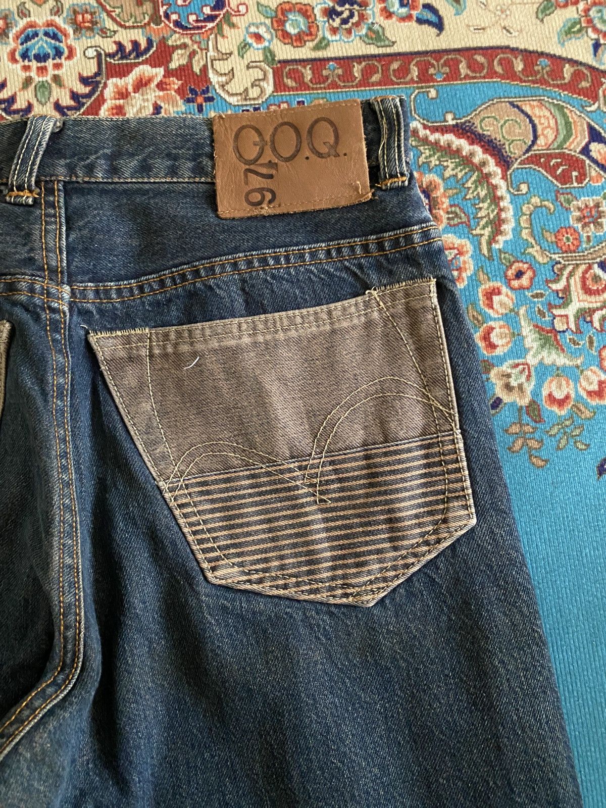 If Six Was Nine Japanese Brand Super Flare Hagi Design Jeans Size US 28 / EU 44 - 12 Thumbnail