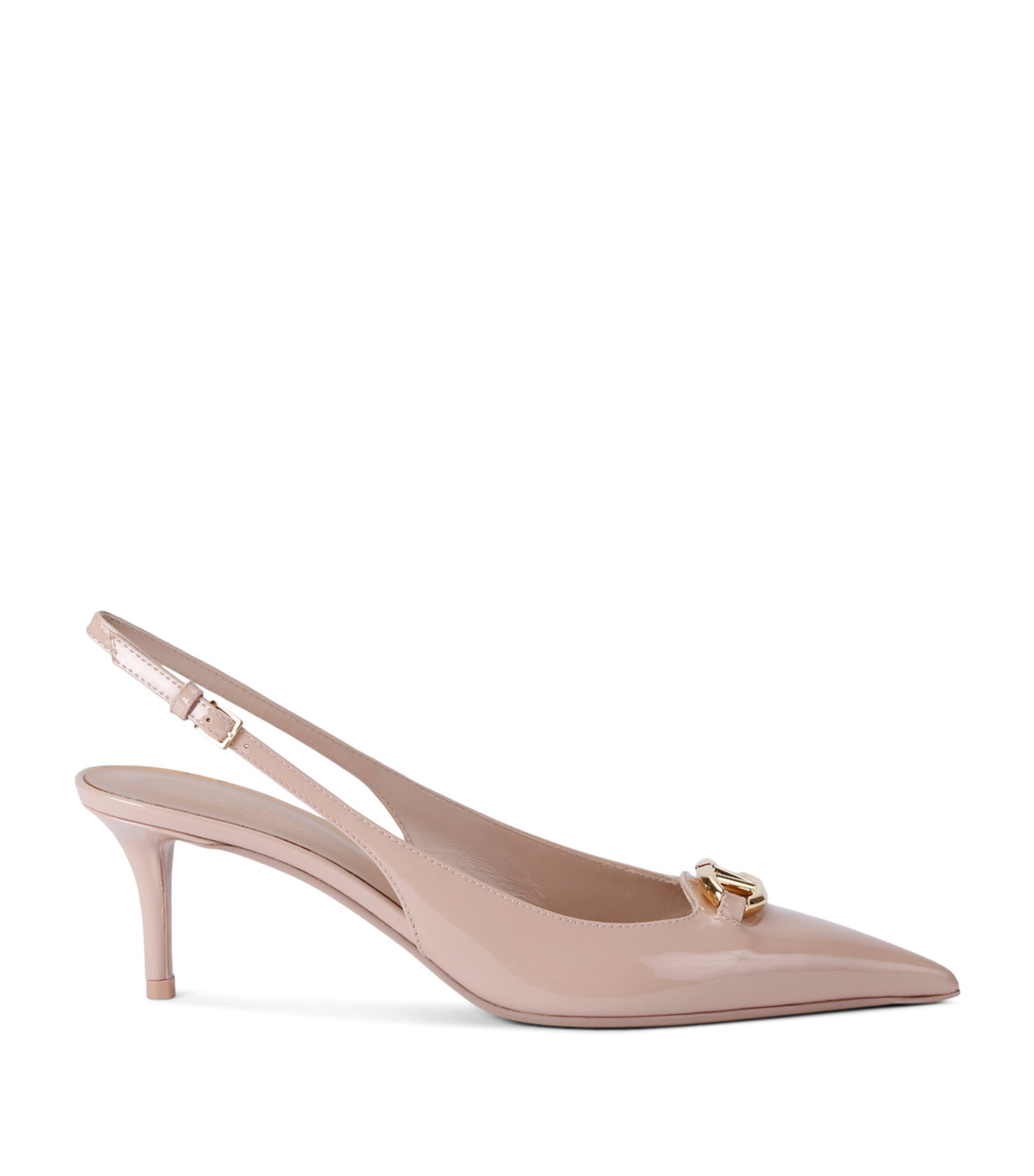 Valentino o1s22i1n0924 Slingback Vlogo Decollete Pumps in Neutro Size US 6 / IT 36 - 1 Thumbnail