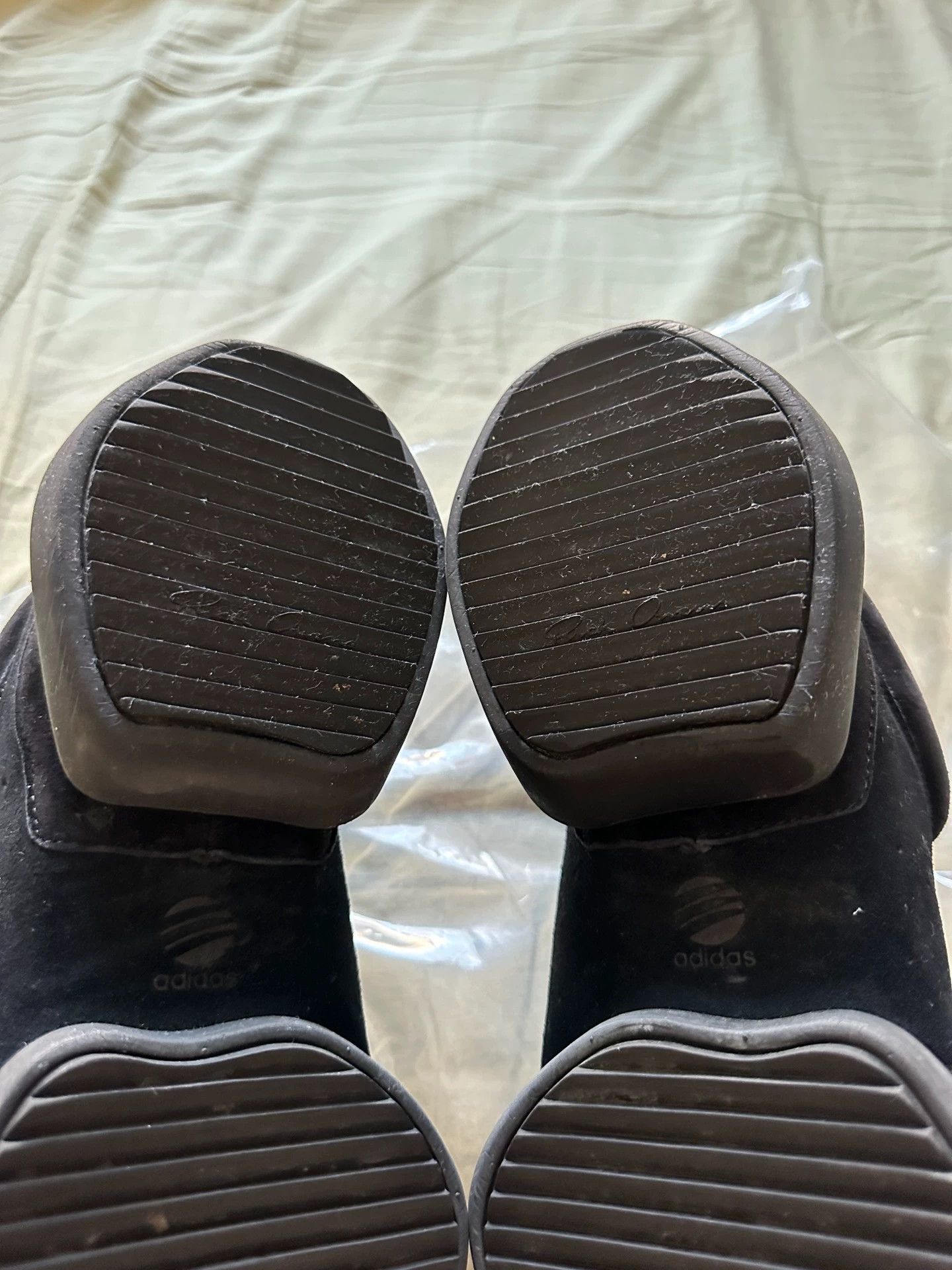 Rick Owens Rick Owens x Adidas Black Suede Tank 42 Classic 95 Size US 9 / EU 42 - 4 Thumbnail