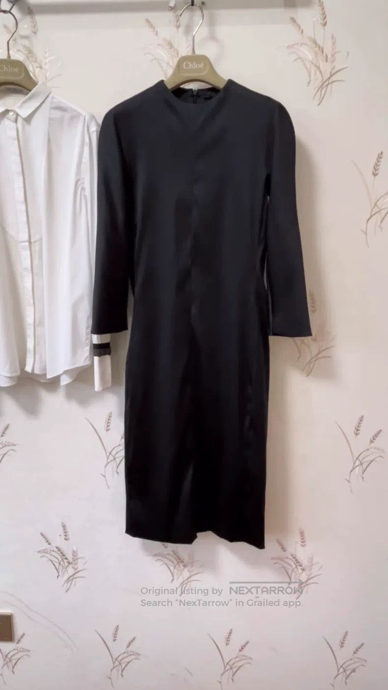 The Row The Row Black long-sleeved dress Size S / US 4 / IT 40 - 1 Thumbnail