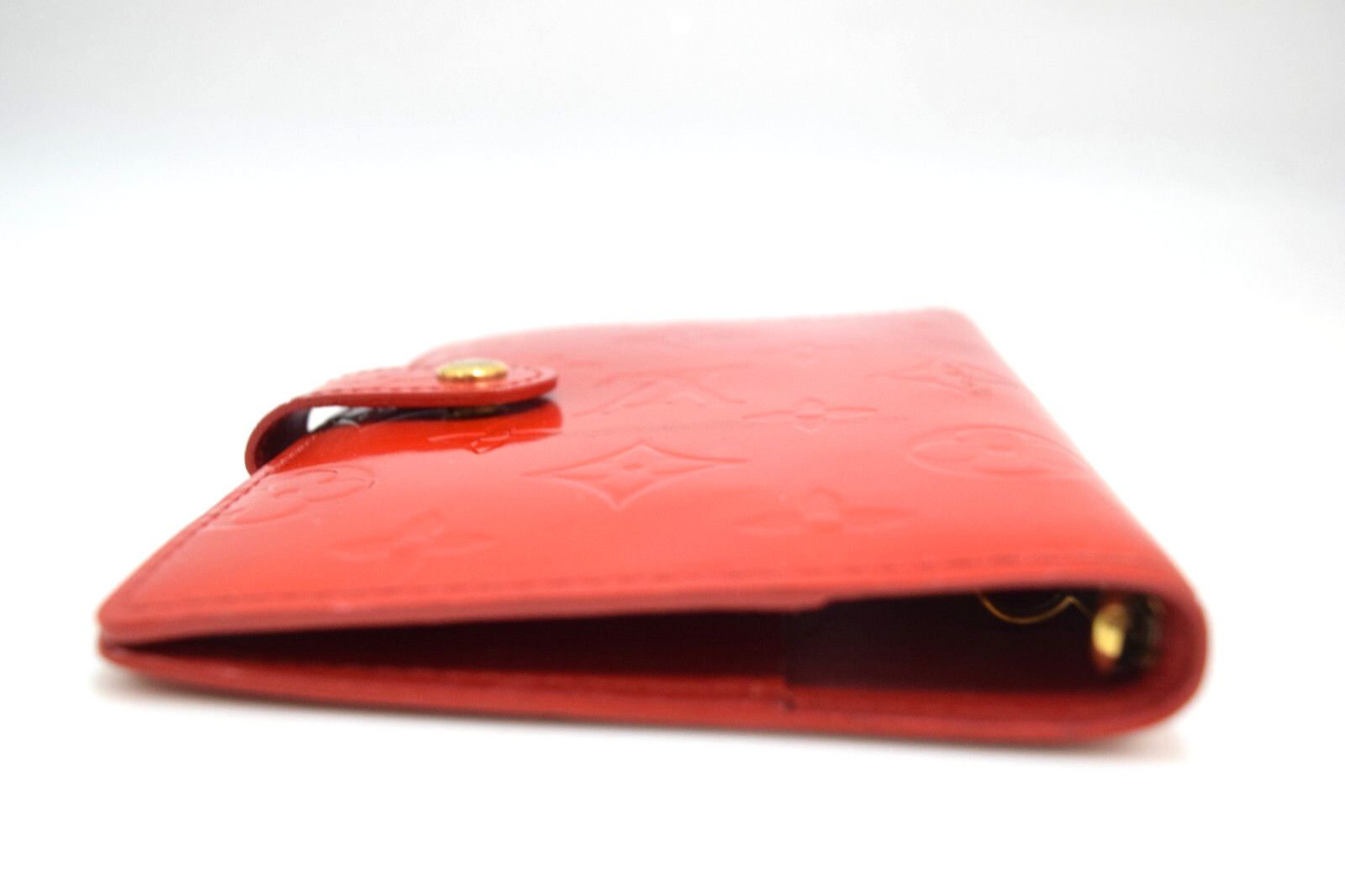 Louis Vuitton LV Agenda PM Day Planner Vernis Leather Red R21016 Size ONE SIZE - 4 Thumbnail