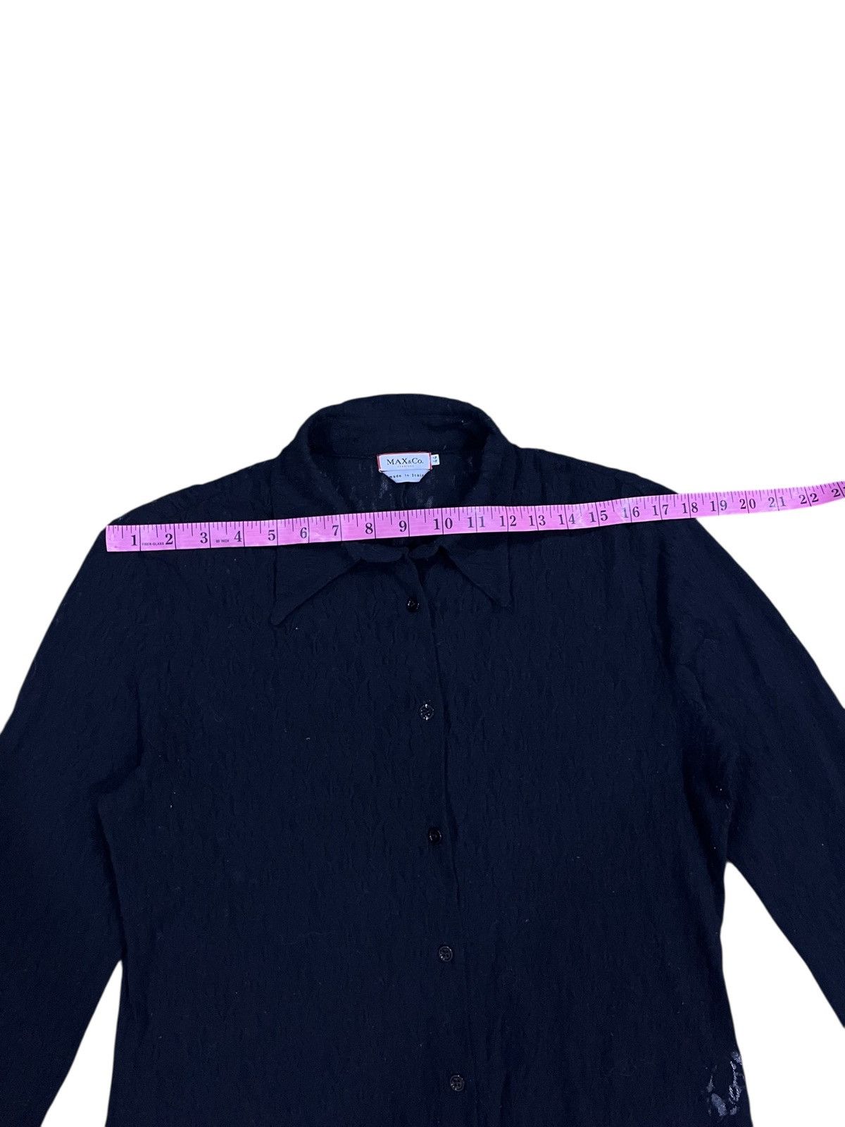 Other MAX&CO SHIRT BUTTON UP BLACK Size M / US 6-8 / IT 42-44 - 12 Thumbnail