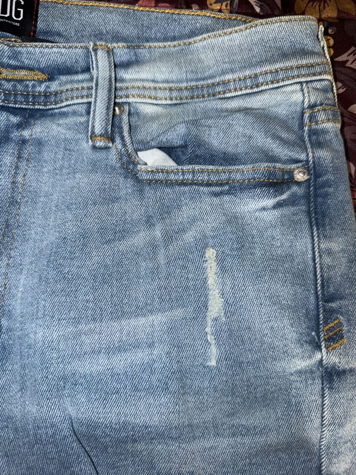 Bdg Distressed Skinny Stretch Jean Size US 34 / EU 50 - 6 Thumbnail