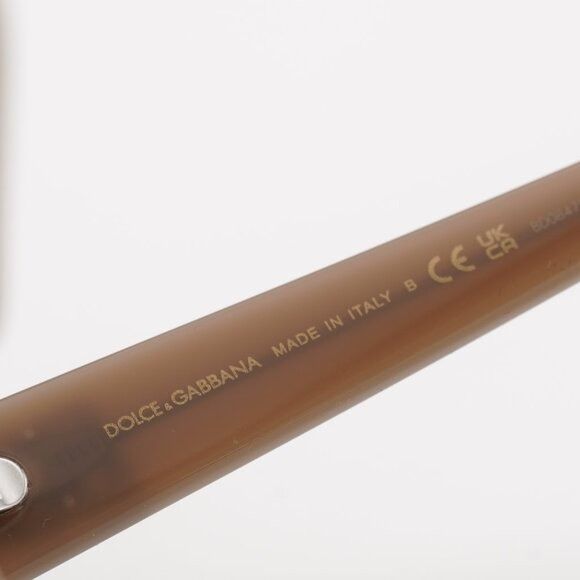 Dolce & Gabbana Dolce & Gabbana DG3382 3089 Eyeglasses Rectangle Opal Brown Size ONE SIZE - 9 Thumbnail