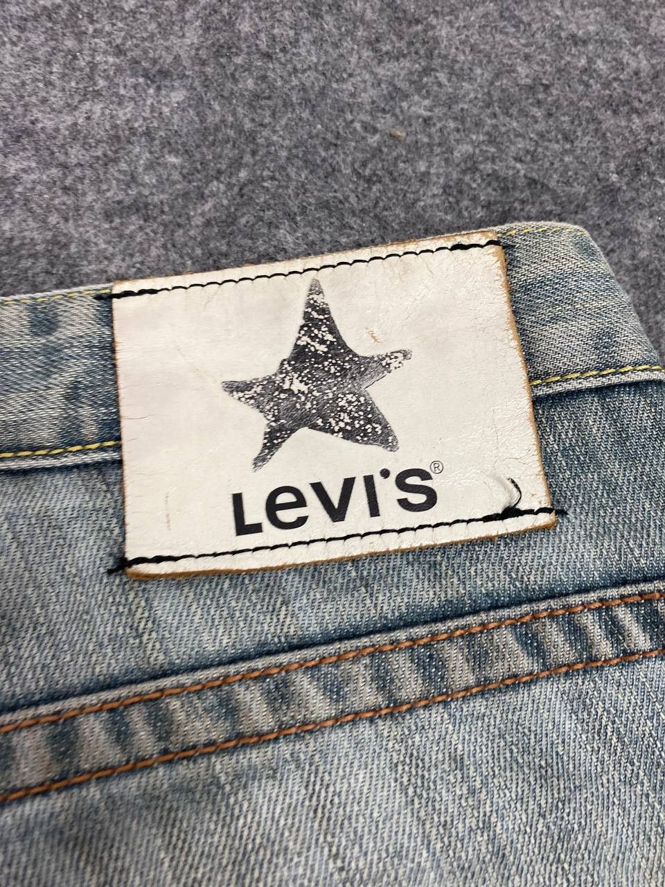 Levi's vintage levis black star distressed denim nice design Size US 32 / EU 48 - 7 Thumbnail
