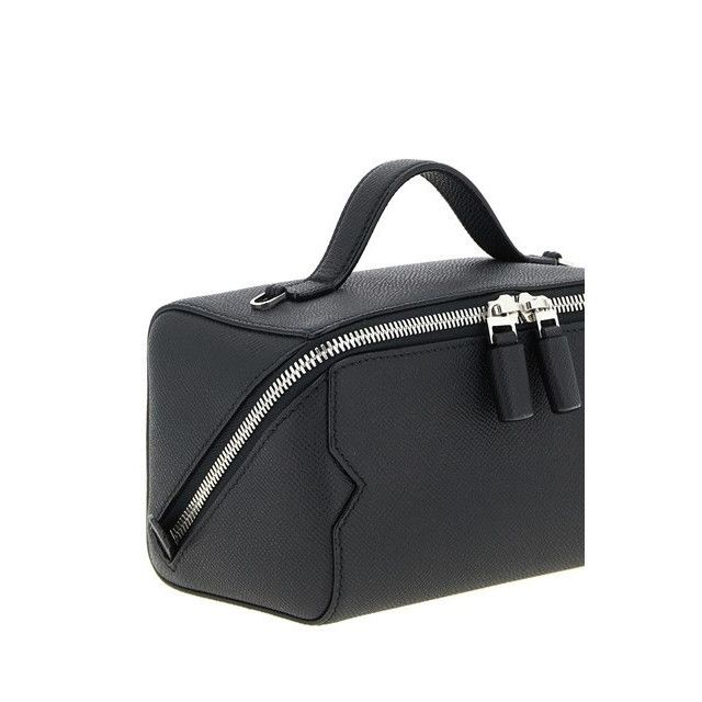 Valextra VALEXTRA V-Line Black Top Handle Bag New And Authentic Size ONE SIZE - 3 Thumbnail