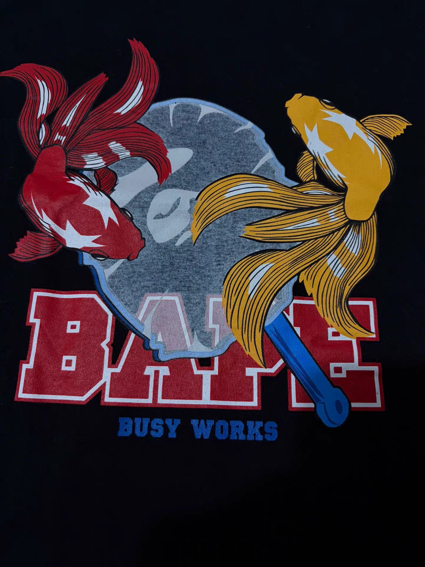 Bape Bape Koi Fish Short Sleeve T-Shirt Size US L / EU 52-54 / 3 - 2 Thumbnail