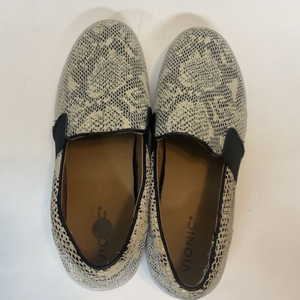 Vionic Vionic Demetra Snake Print Slip On Flats Shoes Women 10M Size US 10 / IT 40 - 5 Thumbnail