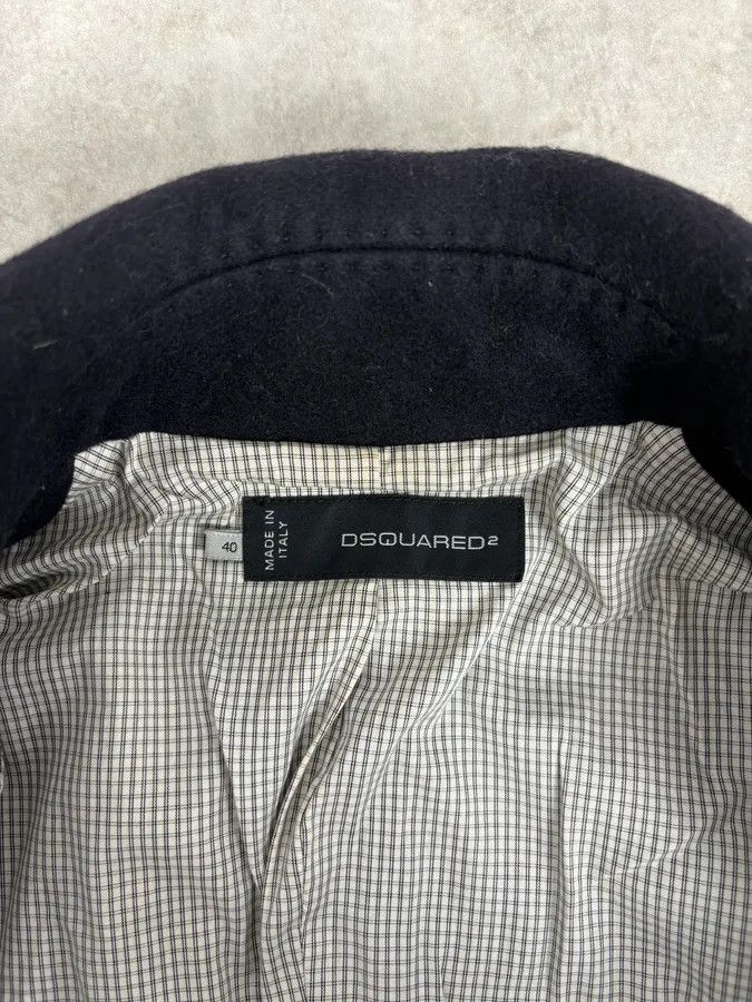 Dsquared2 AW2009 Dsquared2 Dark Classy Caban Wool Coat Size S / US 4 / IT 40 - 14 Thumbnail