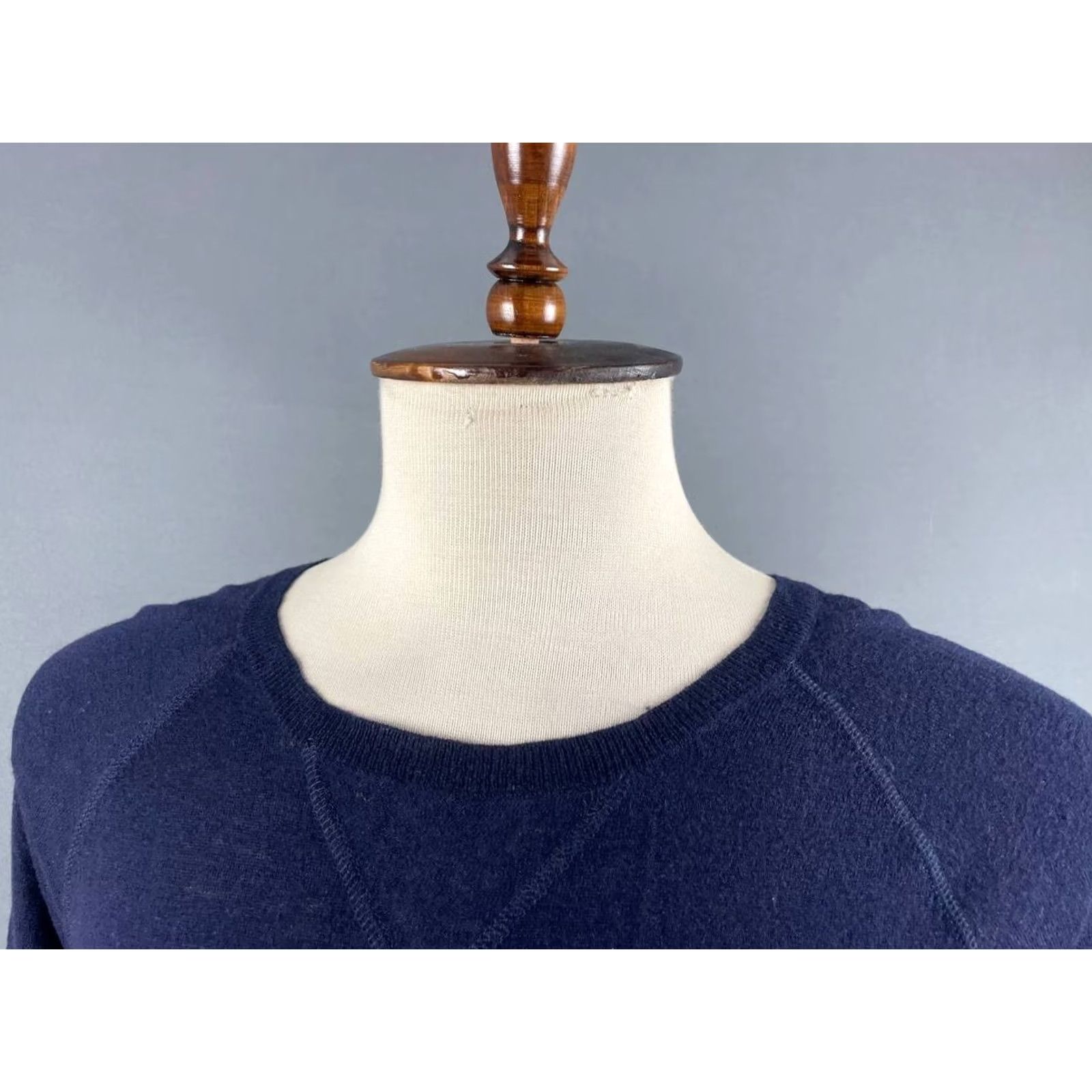 Zadig & Voltaire Zadig & Voltaire Mens T-Shirt L Navy Wool Long Sleeve Crew Neck Size US L / EU 52-54 / 3 - 4 Thumbnail