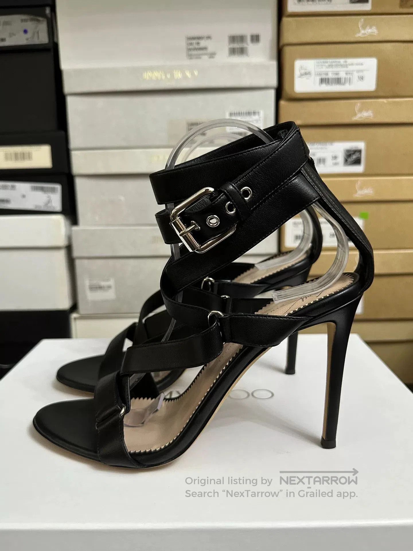 Giuseppe Zanotti Giuseppe Zanotti Cross Strap High Heel Sandals. Size US 8 / IT 38 - 4 Thumbnail