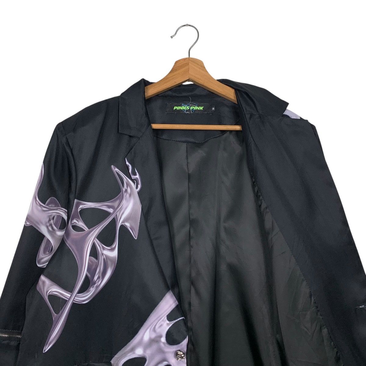 Japanese Brand PINKS PINK Graphics Design Casual Jacket #1647-C73 Size US M / EU 48-50 / 2 - 10 Thumbnail