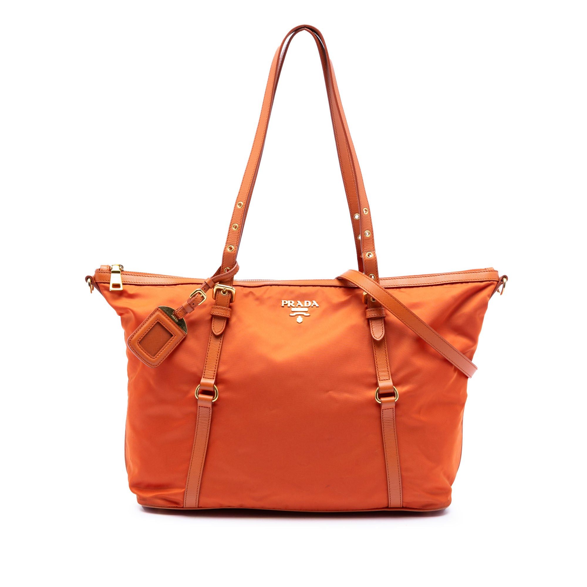 Prada Saffiano Trimmed Tessuto Satchel Size ONE SIZE - 1 Thumbnail