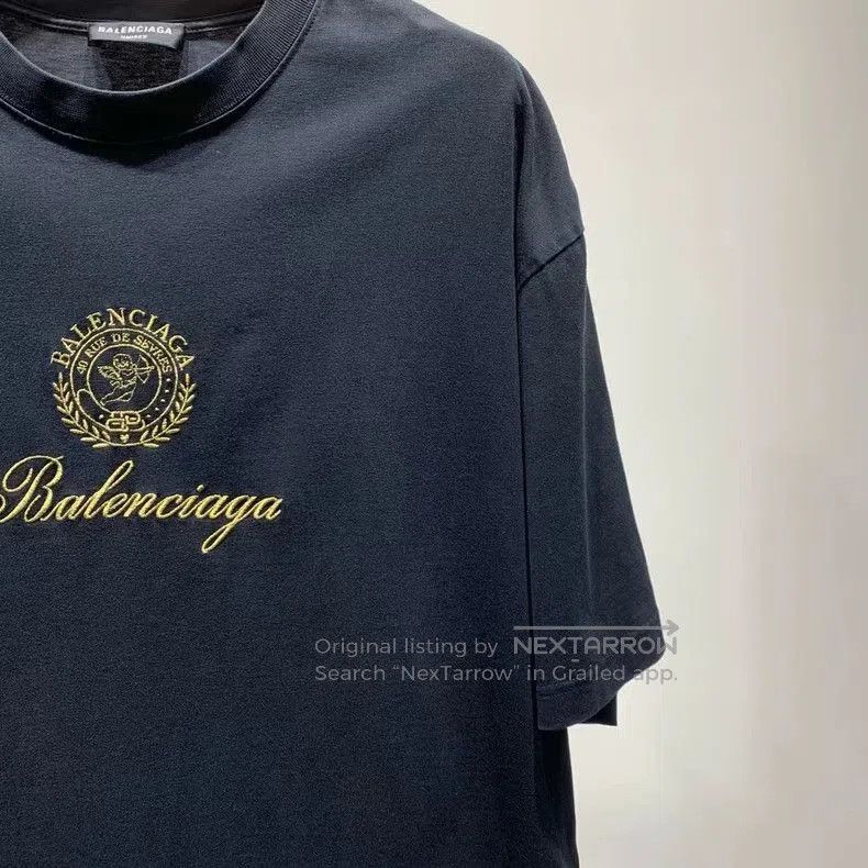 Balenciaga Balenciaga New Logo Print Short Sleeve T-shirt. Size US M / EU 48-50 / 2 - 5 Thumbnail