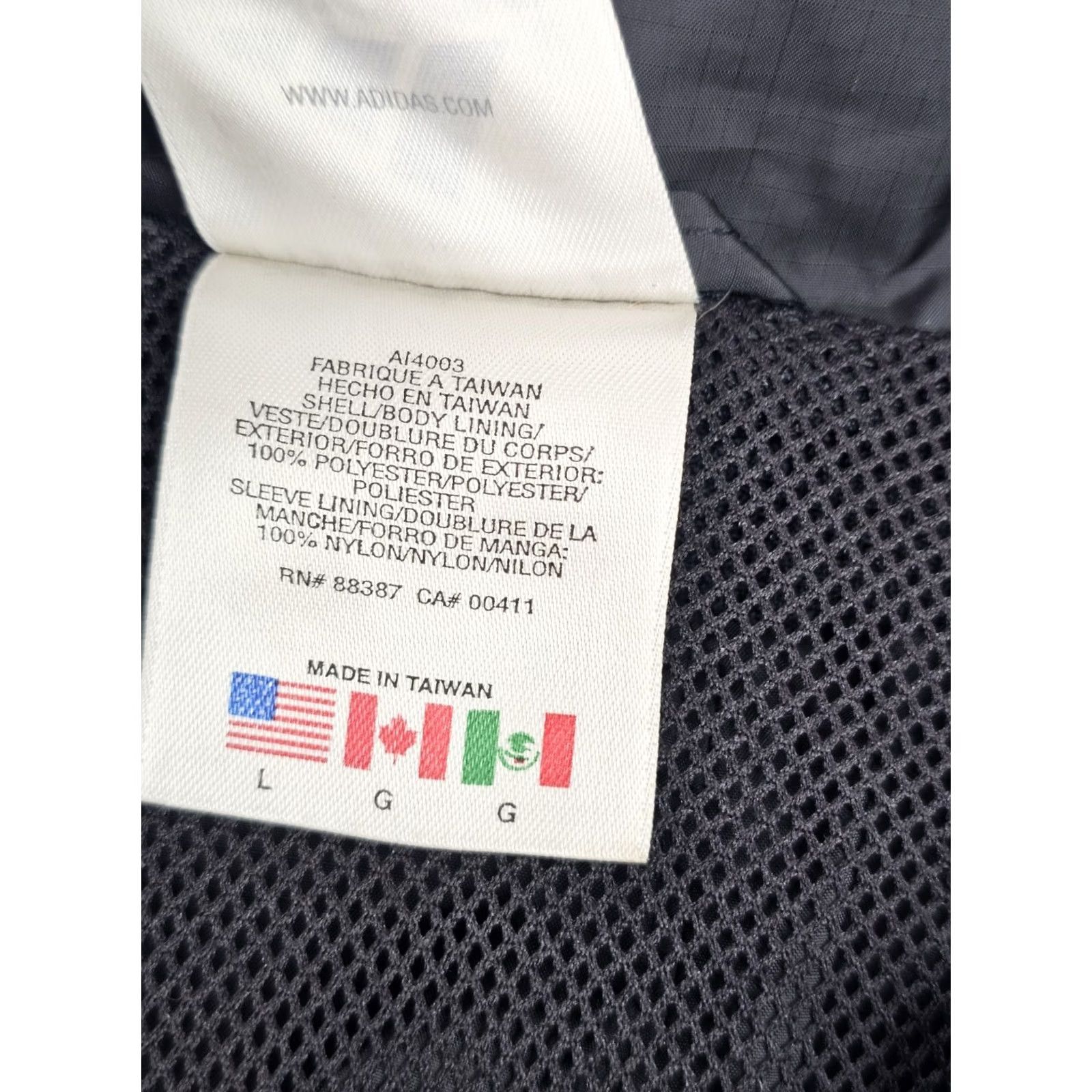 Adidas VINTAGE adidas Climalite Full Zip 90s/Y2K Windbreaker Jacket Men L Black EUC Size US L / EU 52-54 / 3 - 4 Thumbnail
