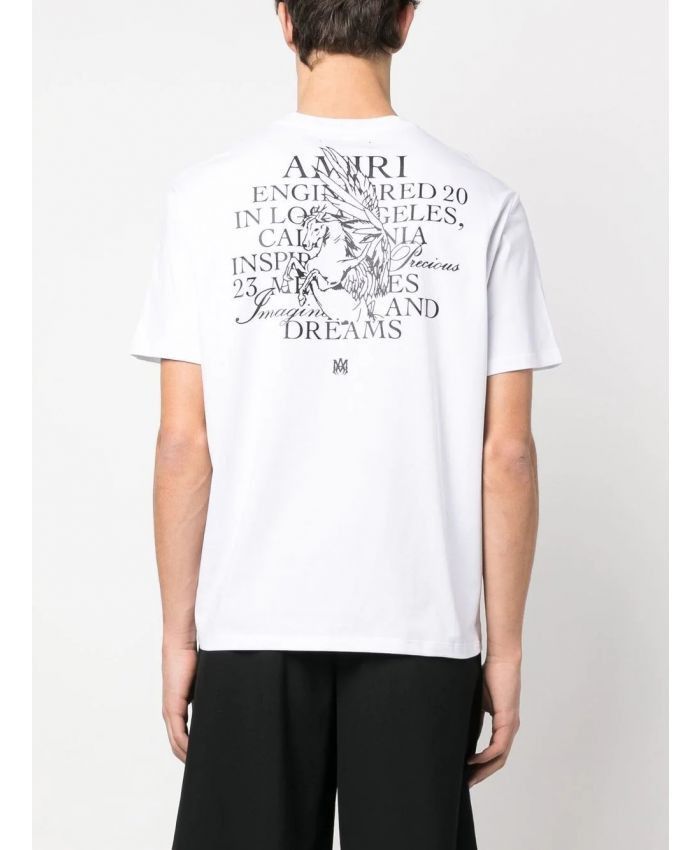 Amiri o1gr1nt0924 Precious Memories T-Shirt in White Size US S / EU 44-46 / 1 - 2 Thumbnail