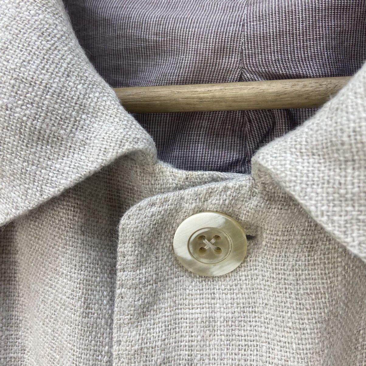 45rpm Vintage 45rpm by Kiro Hirata 100% Linen Long Coat Size US S / EU 44-46 / 1 - 13 Thumbnail