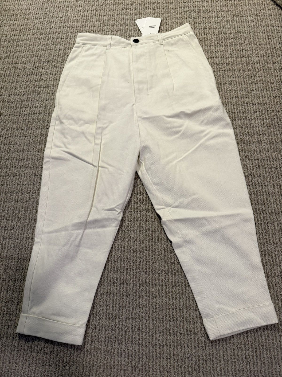AMI Off-White Carrot Oversized Trousers Size US 29 - 1 Thumbnail