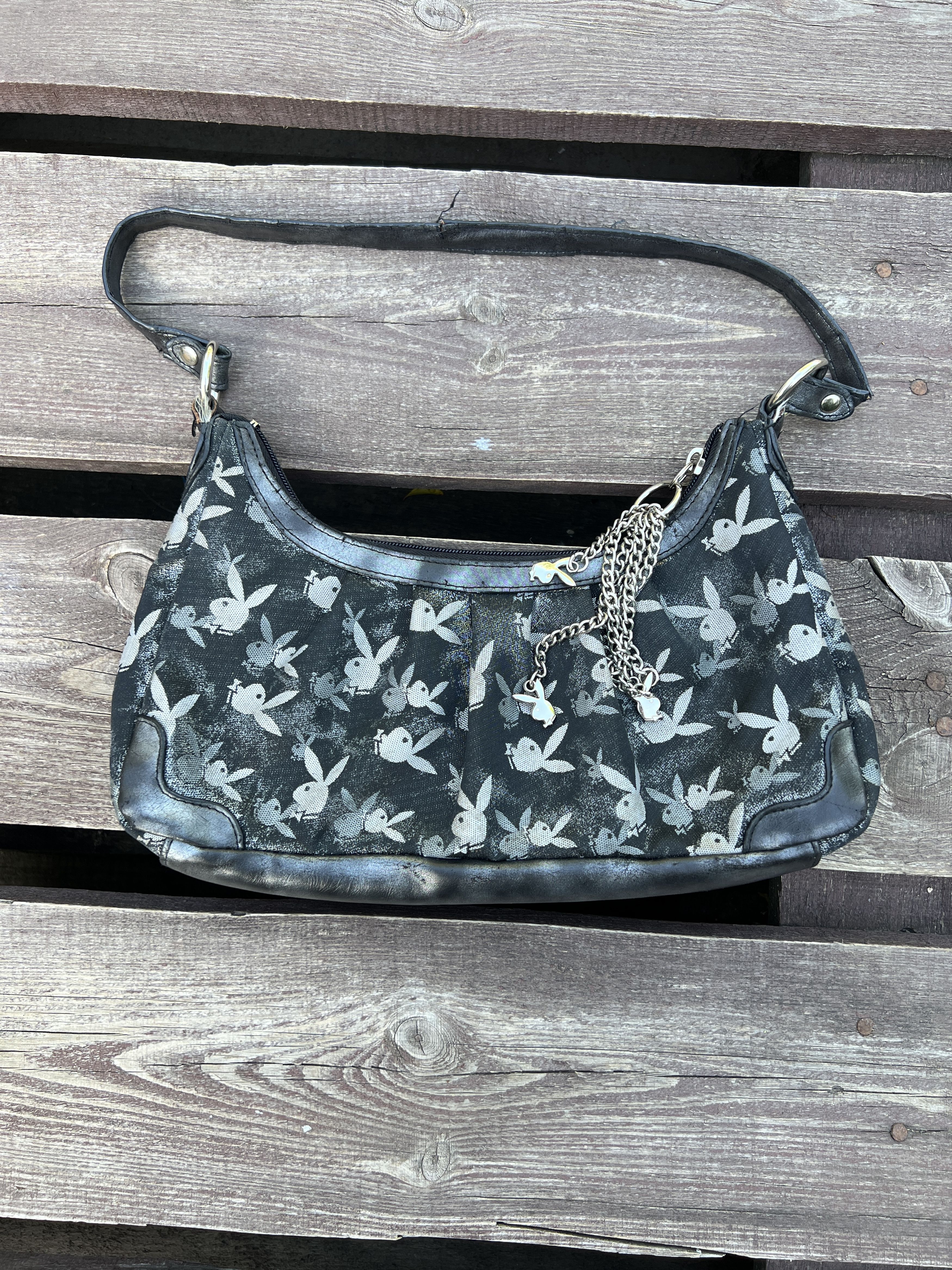 Playboy × Vintage Playboy Vintage Y2K Monogram Logo Bag Size ONE SIZE - 2 Thumbnail