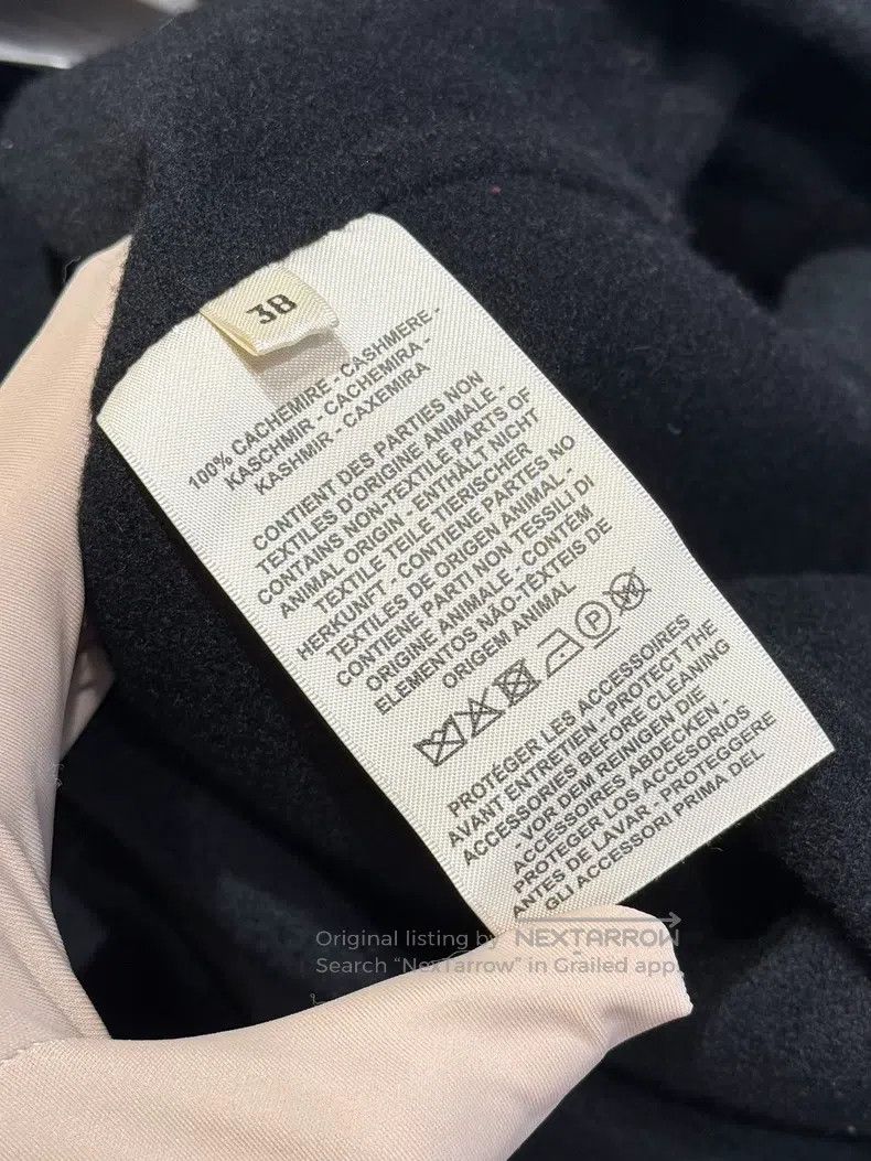 Hermes Hermes Women's Double-Faced Cashmere Coat, Mid-Length, Bla Size XS / US 0-2 / IT 36-38 - 6 Thumbnail