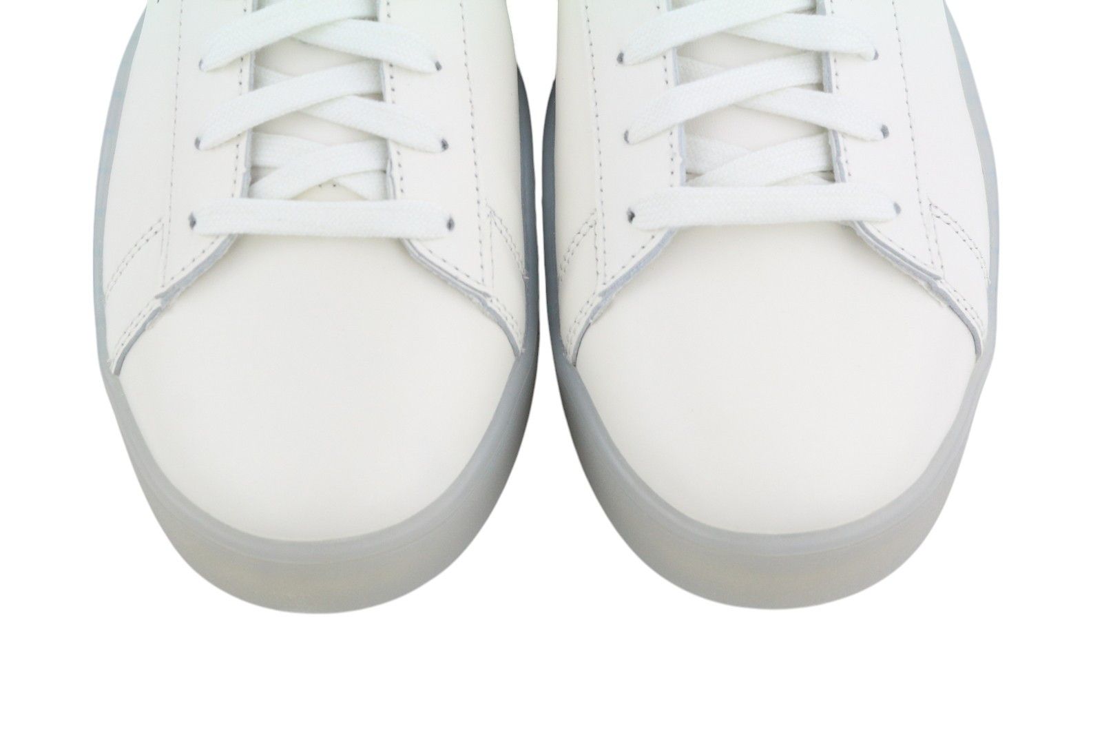 Diesel S-CLEVER LOW EU45 White Leather Laced Almond Toe 40835 Size US 12 / EU 45 - 5 Thumbnail