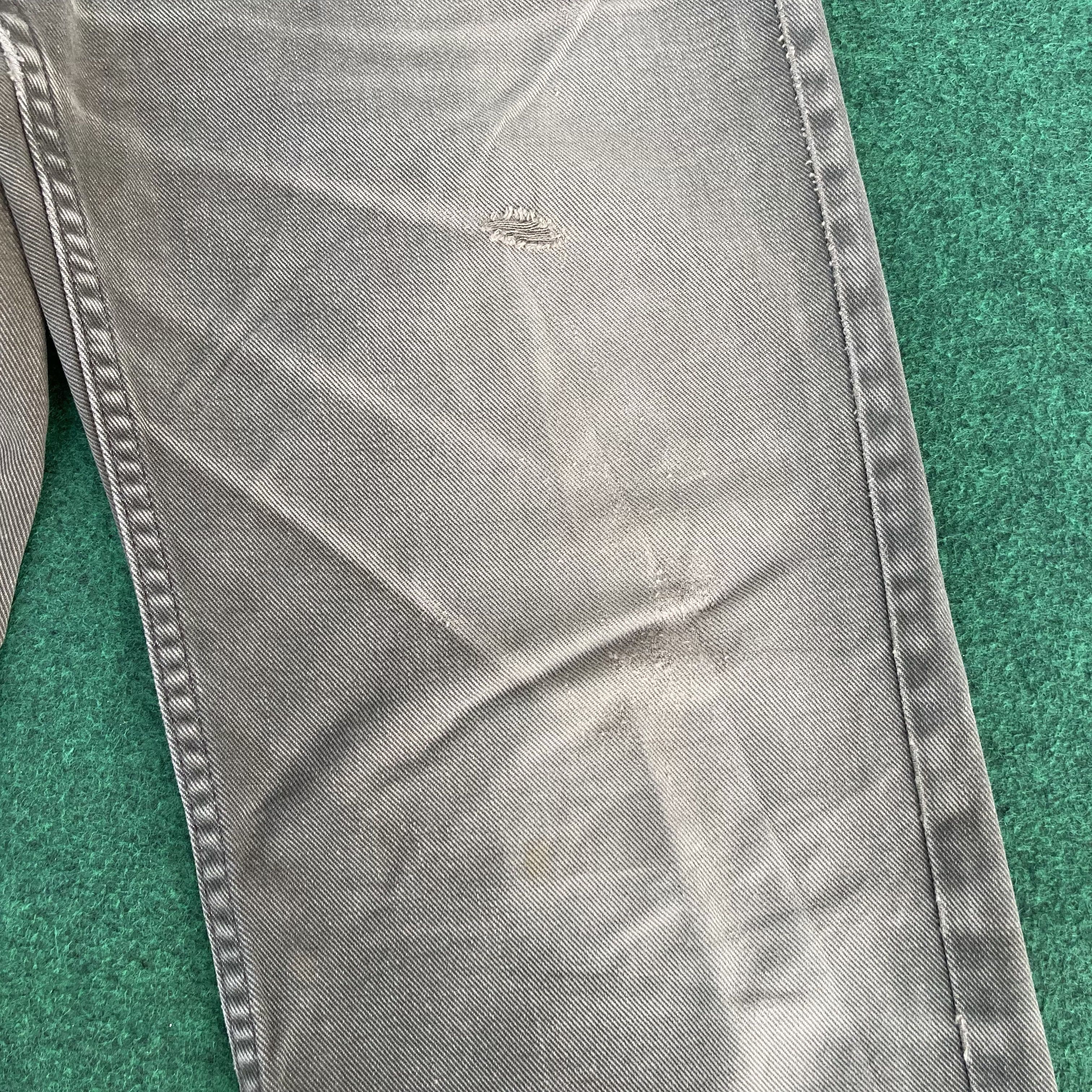 Levi's × Vintage 31x32 Vtg Levis 502 Faded Distressed Ripped Punk Sz 31 Jeans Size US 31 - 8 Thumbnail