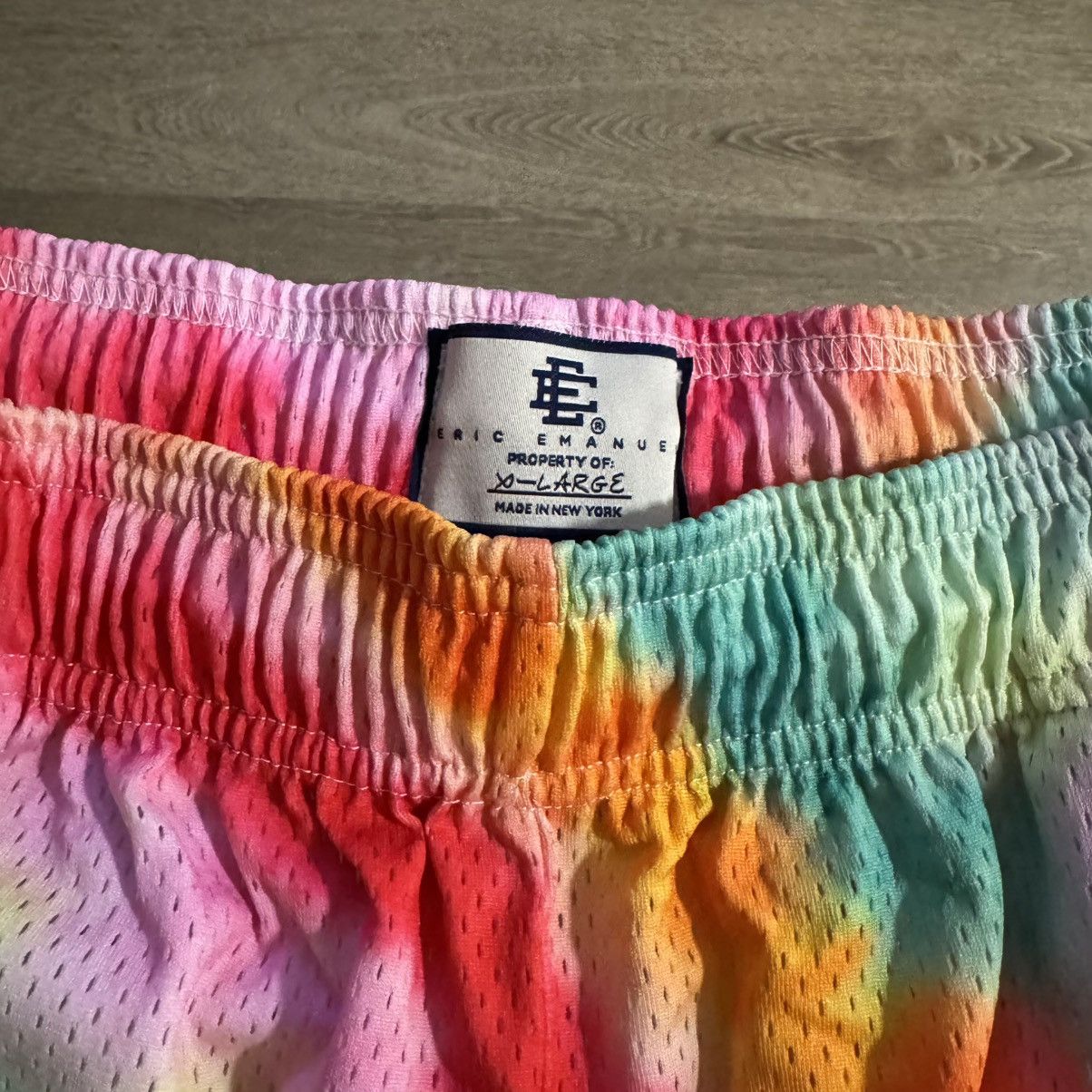 Eric Emanuel Eric Emanuel Tie Dye Green Shorts XL Size US 35 - 3 Thumbnail