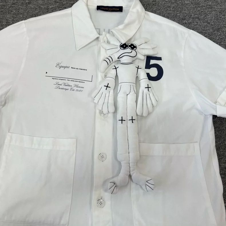 Louis Vuitton Louis Vuitton Doll Paratrooper Short Sleeve Shirt 2505-Next Size US XS / EU 42 / 0 - 4 Thumbnail