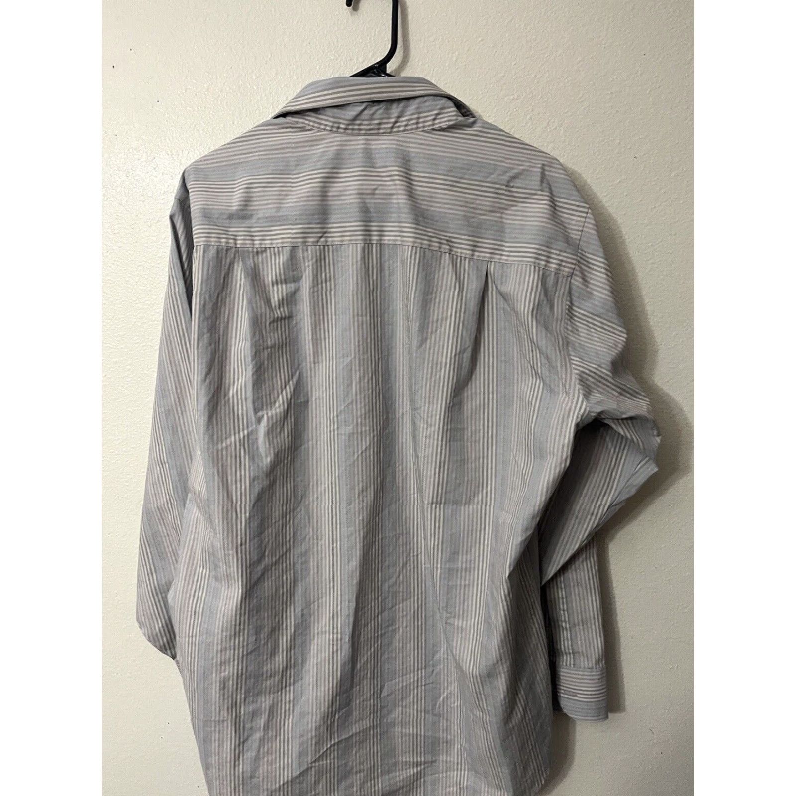 Geoffrey Beene Geoffrey Beene Shirt Striped Button-Up Men’s Long Sleeve 16.5 Multicolor Classic Cotton Blend Size US L / EU 52-54 / 3 - 3 Thumbnail