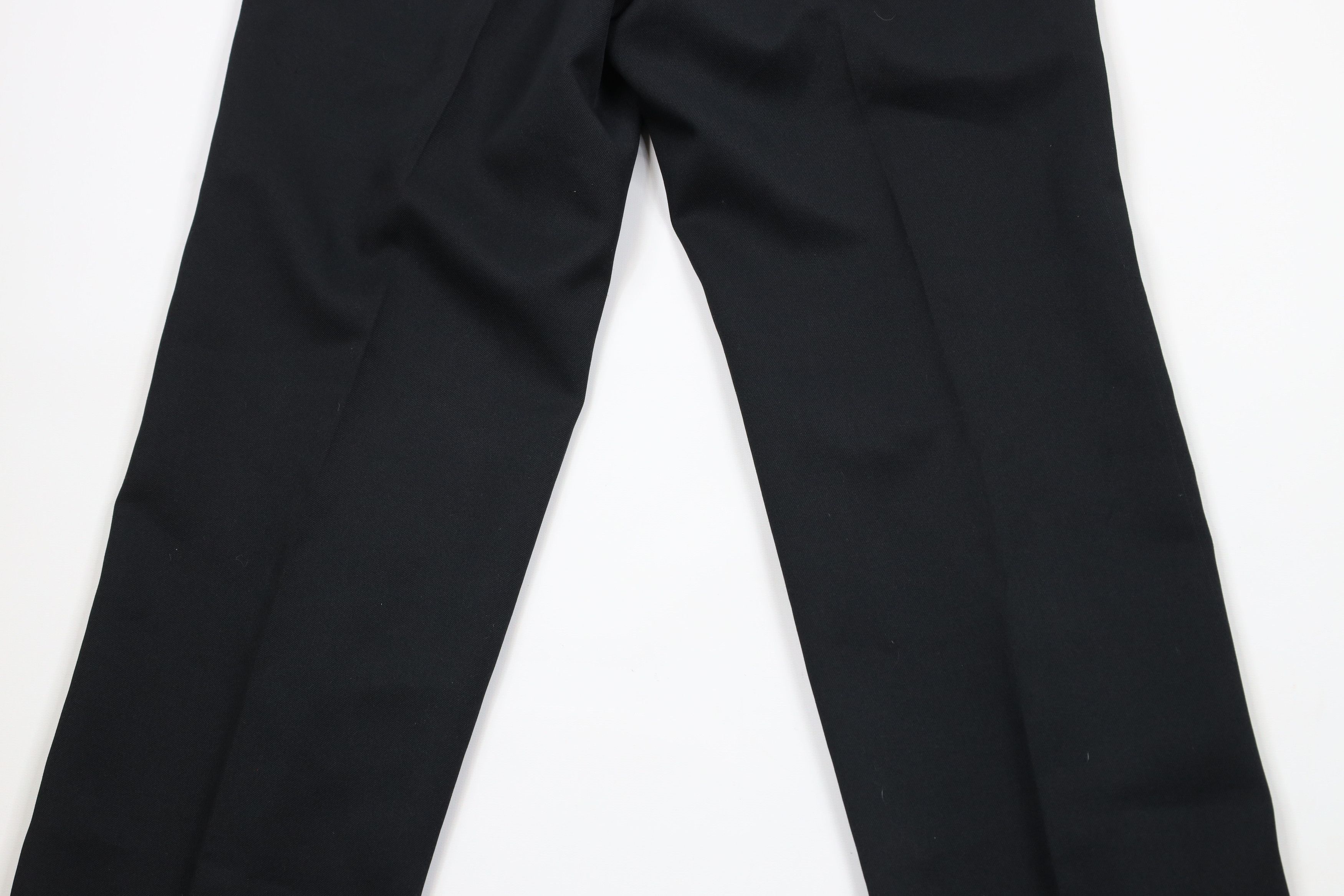 Vintage Vintage 70s Streetwear Wide Leg Chino Pants Black USA Size US 32 / EU 48 - 10 Thumbnail
