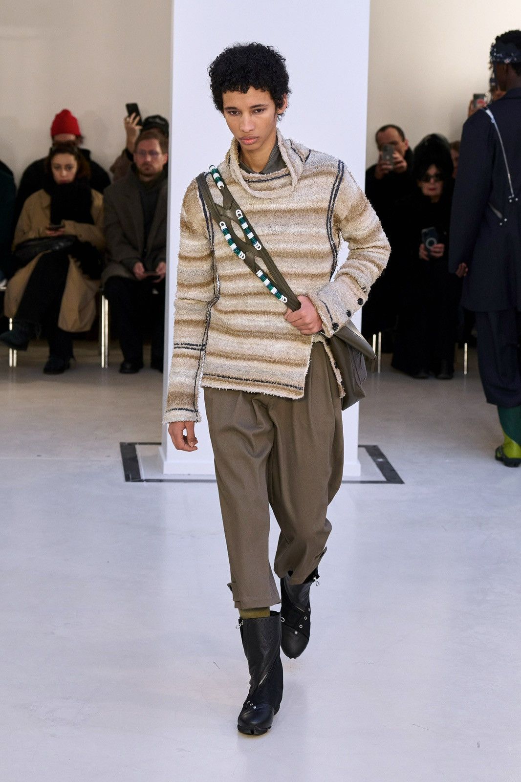 Kiko Kostadinov kiko kostadinov24AW Scarpitta Striped Knit Sweater