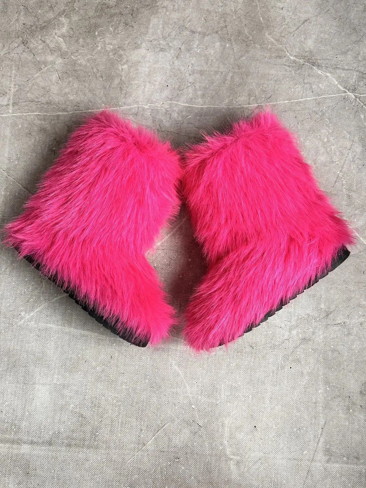 Yohji Yamamoto Wow😻 IFSIXWASNINE FUR BOOTS WINTER MOON BOOTS JAPAN Y2K Size US 6 / IT 36 - 6 Thumbnail