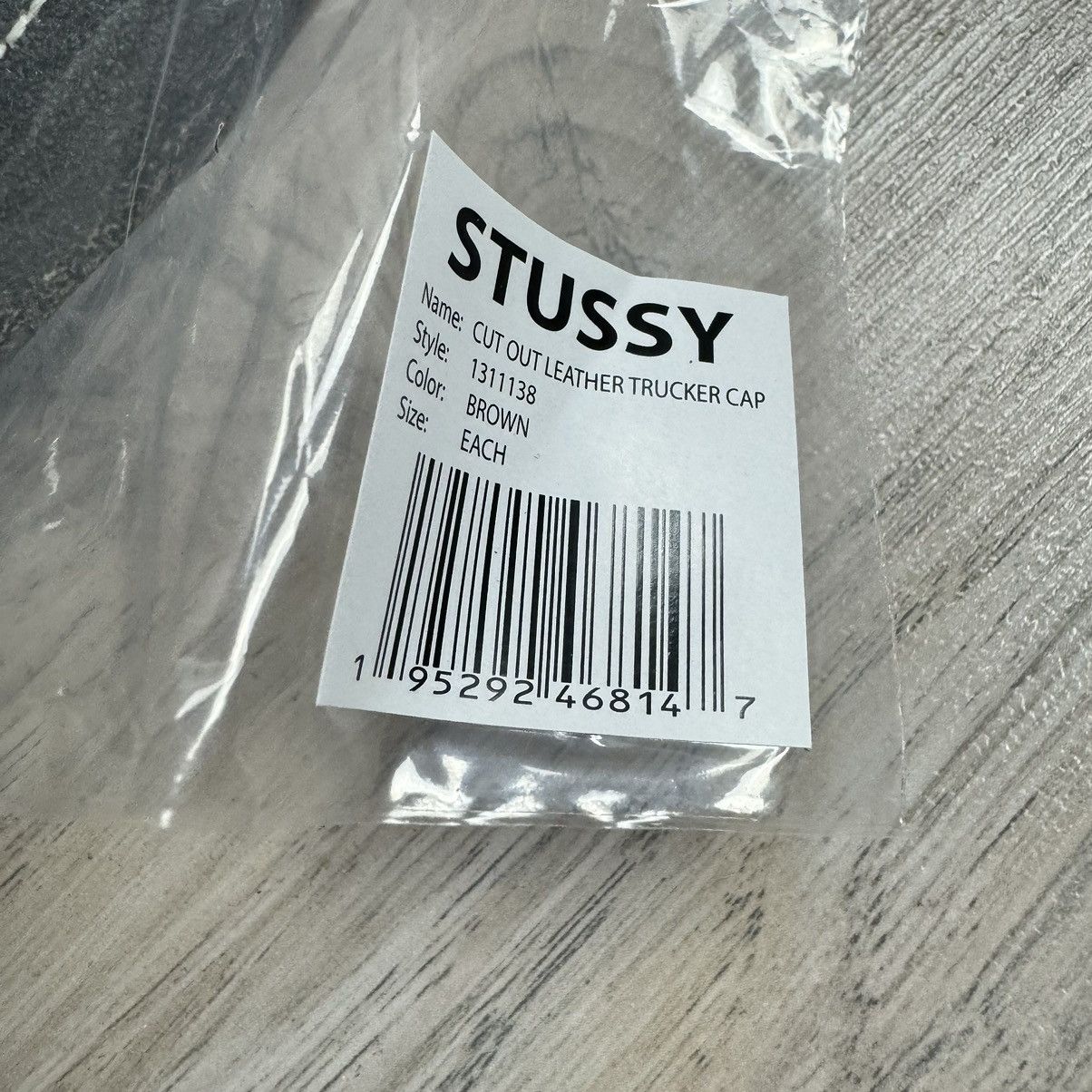 Stussy Stussy Low Pro Trucker Cut-Out Snapback Brown Leather Hat Size ONE SIZE - 9 Thumbnail