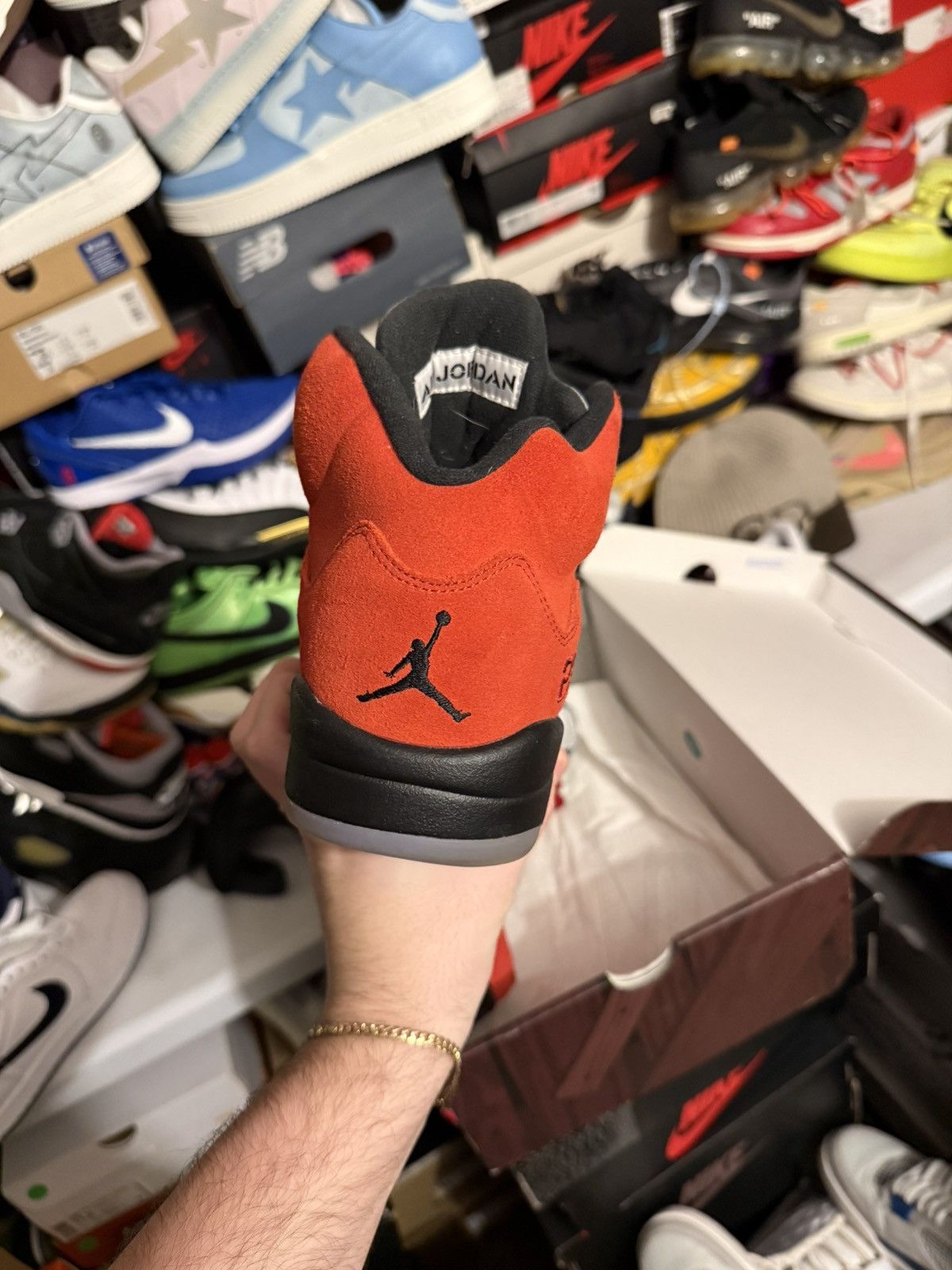 Jordan Brand Jordan retro 5 raging bull sz 9.5 Size US 9.5 / EU 42-43 - 4 Thumbnail