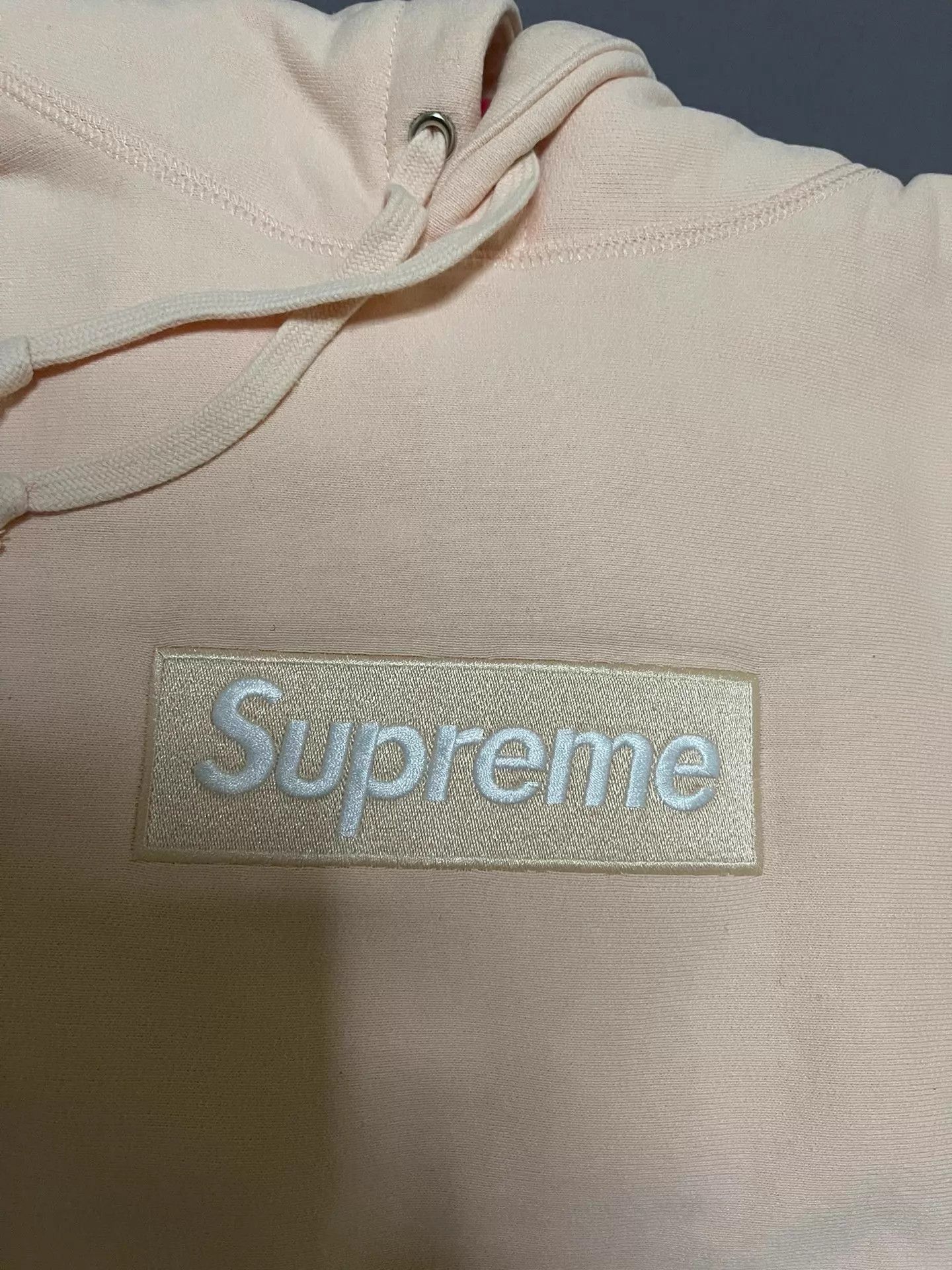 Supreme Supreme 16FW Peach Box Logo Hoodie M Size US M / EU 48-50 / 2 - 3 Thumbnail
