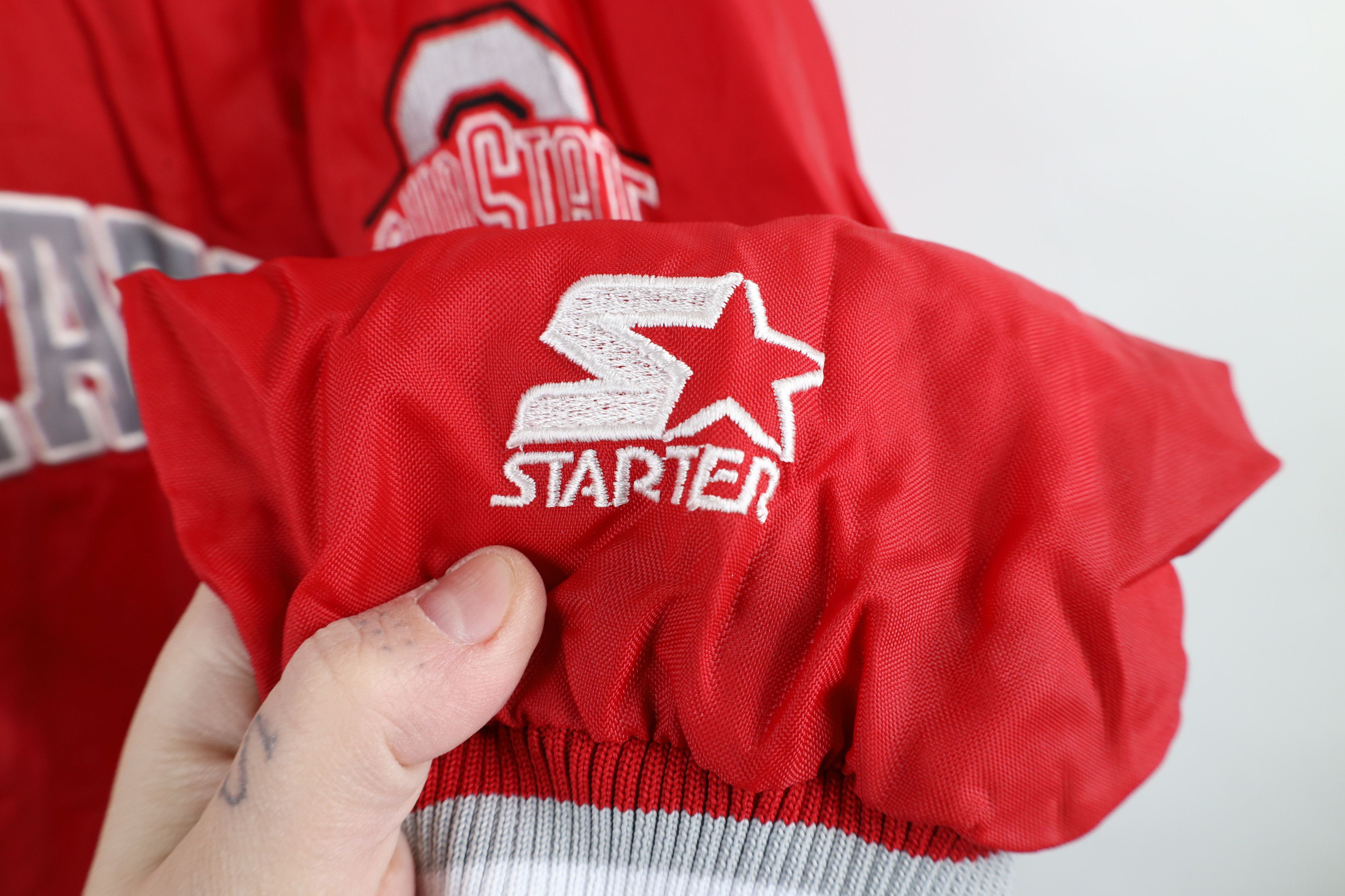 Starter × Vintage Vintage 90s Starter Ohio State University Windbreaker Jacket Size US XL / EU 56 / 4 - 7 Thumbnail