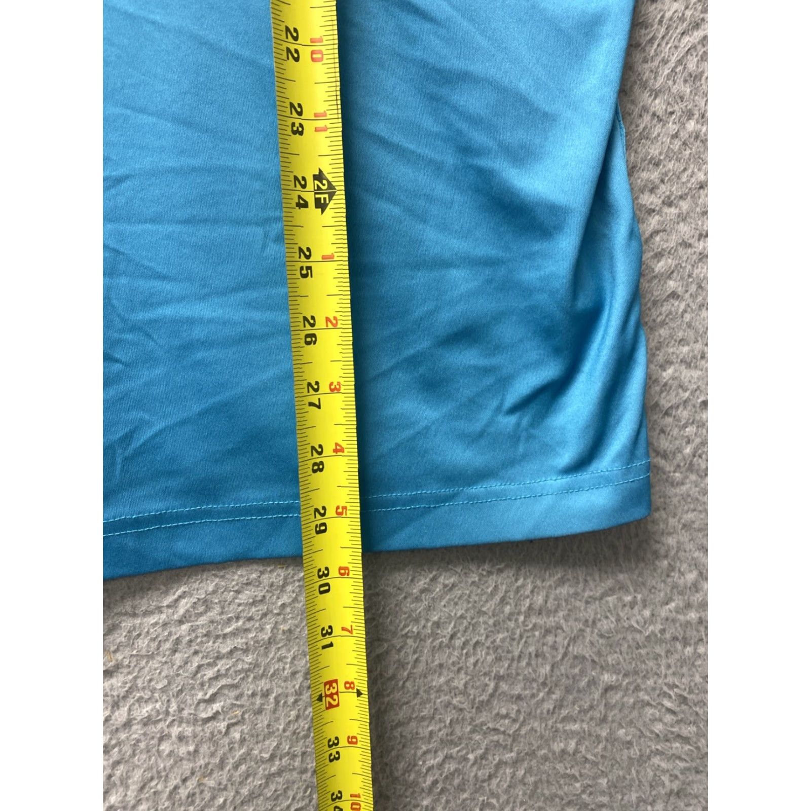Vintage PRO TOUR Men's XL Aqua Short Sleeve Performance Golf Polo Shirt Size US XL / EU 56 / 4 - 5 Thumbnail