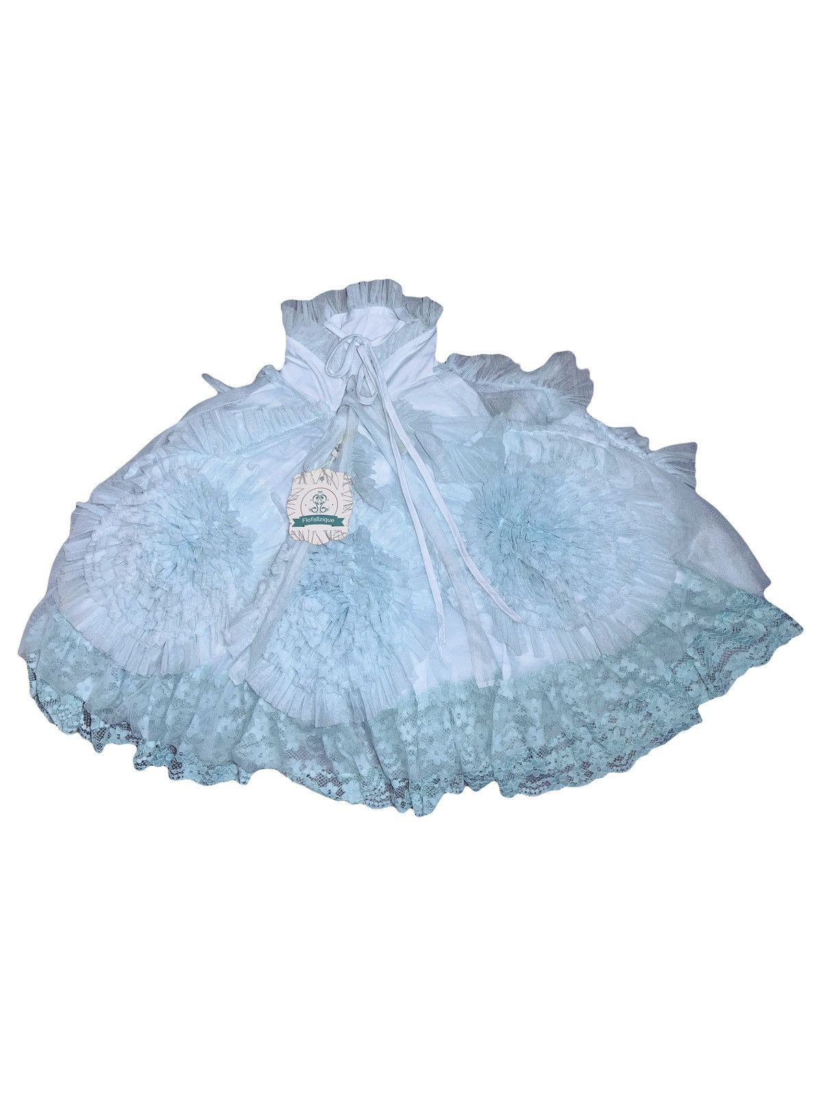 Japanese Brand Dollcake lace chiffon Princess cape👸🏻🧝🏻‍♀️ Size ONE SIZE - 10 Thumbnail