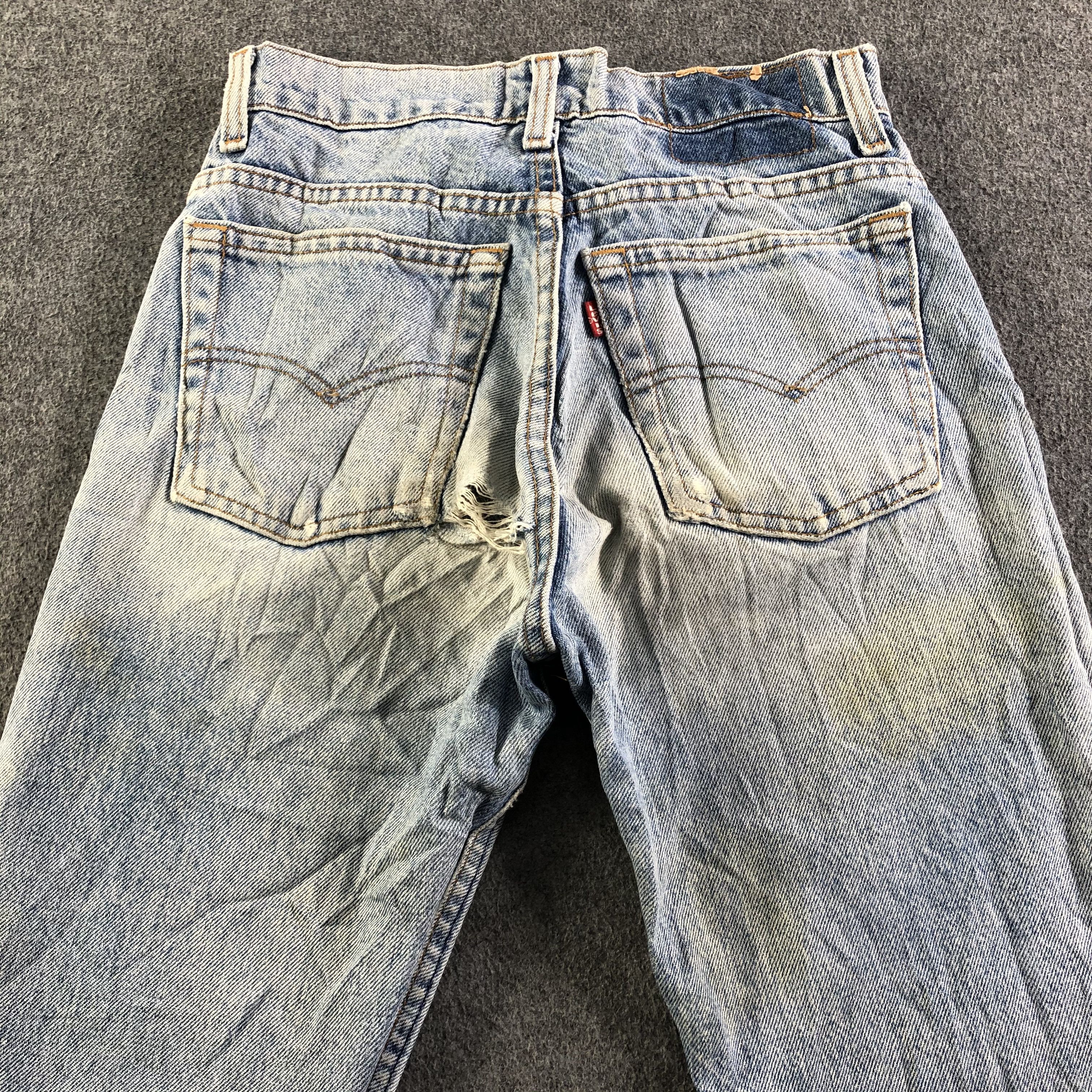 Levi's 90s Vintage Light Wash Levis 505 Jeans-J3883 Size 26" / US 2 / IT 38 - 4 Thumbnail