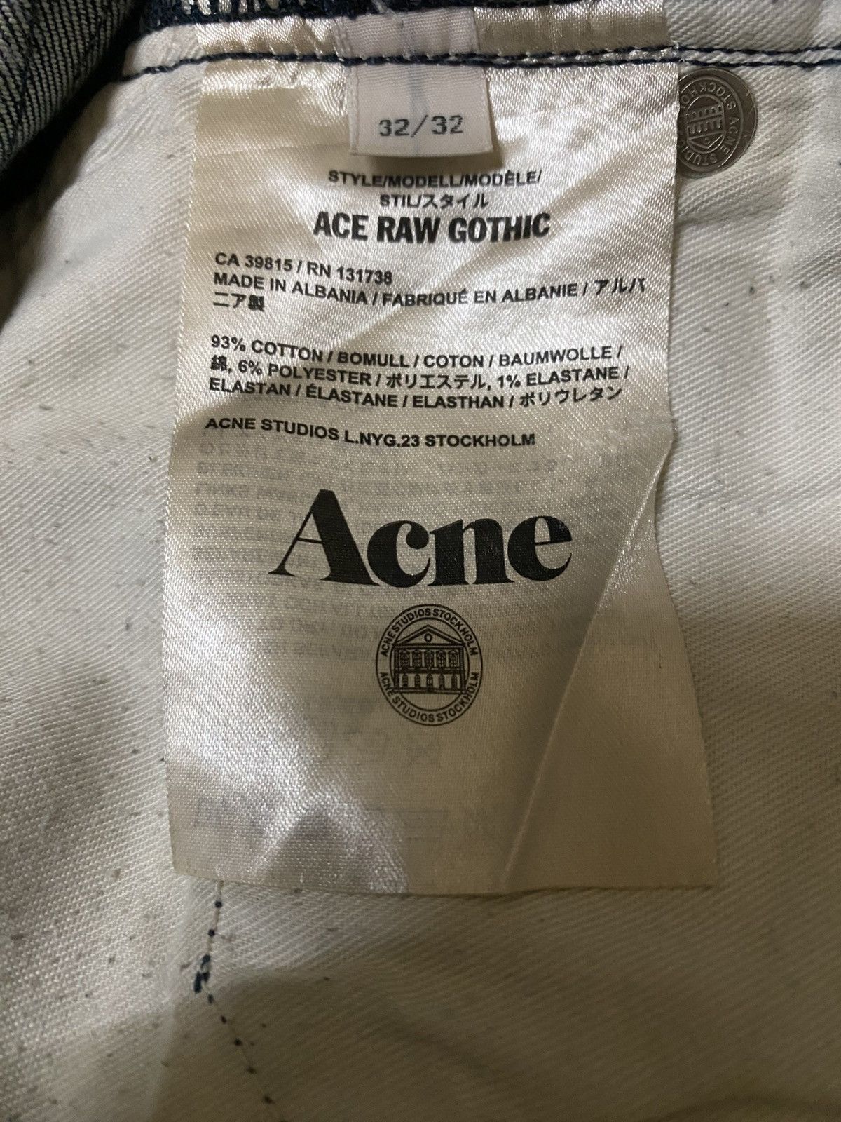 Acne Studios Acne Studios Nicely Faded Blue Denim Jeans Size US 31 - 7 Thumbnail