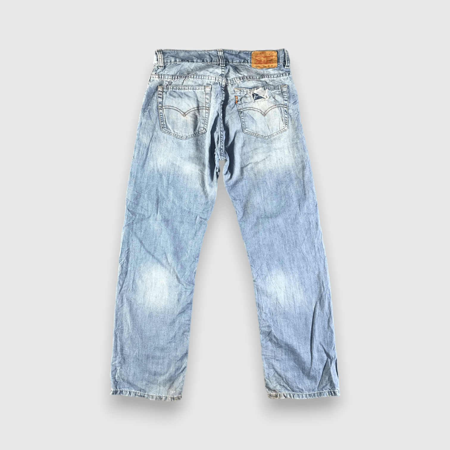 Levi's Vintage Blue Wash Levis 505 Jeans-J4189 Size US 30 / EU 46 - 2 Thumbnail
