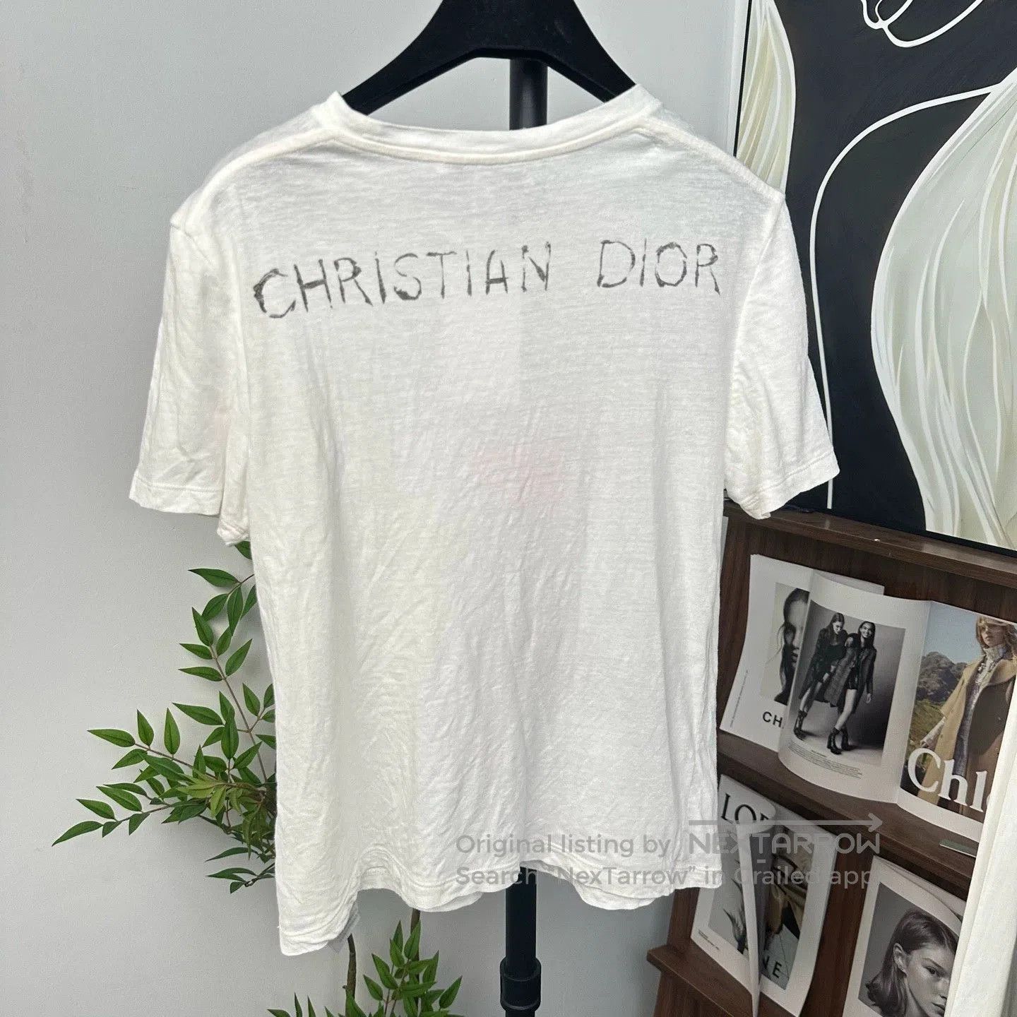 Dior Dior White Heart Hourglass Short Sleeve Top. Size XS / US 0-2 / IT 36-38 - 3 Thumbnail