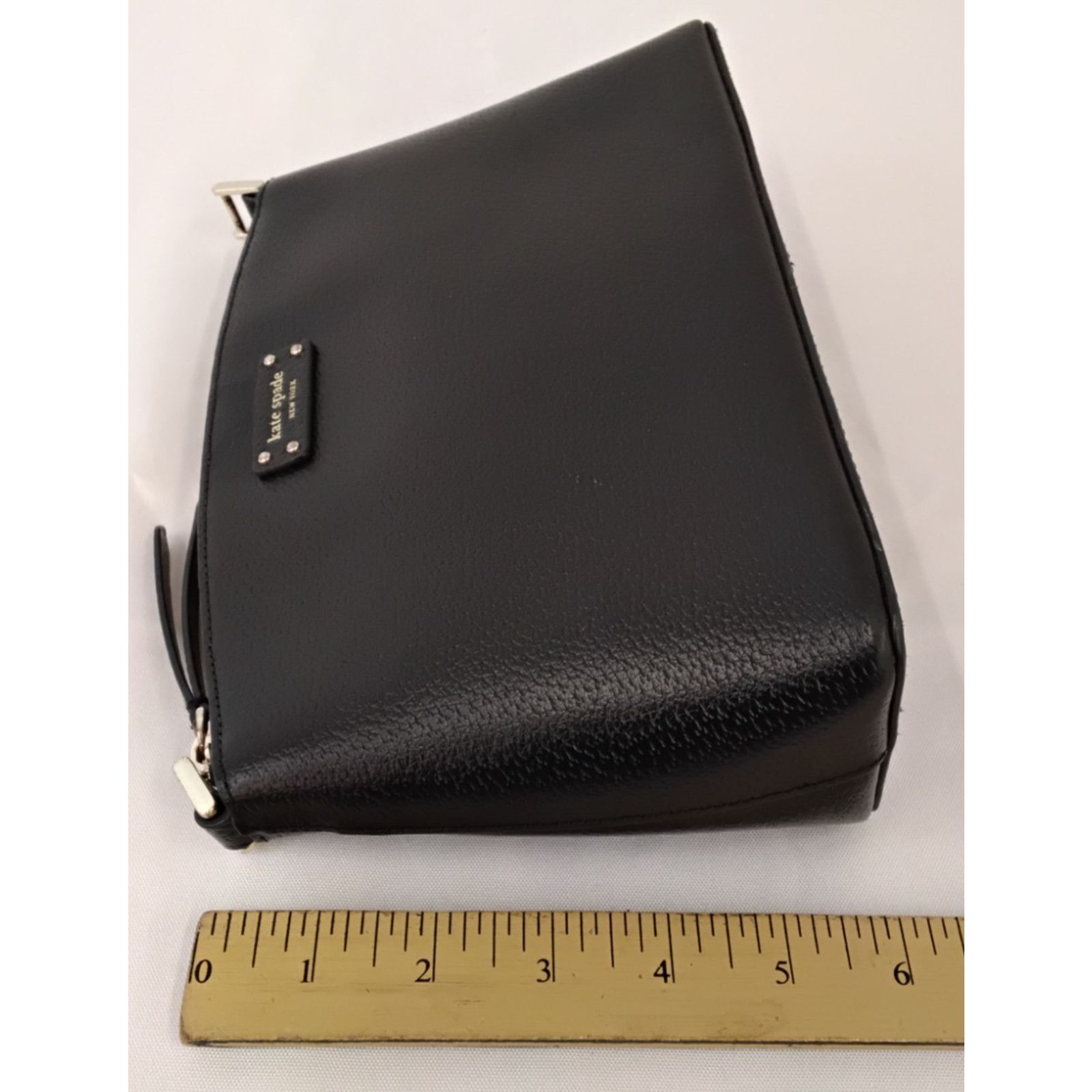 Kate Spade Kate Spade Pebbled Leather Crossbody Bag Black Missing Strap Size ONE SIZE - 13 Thumbnail