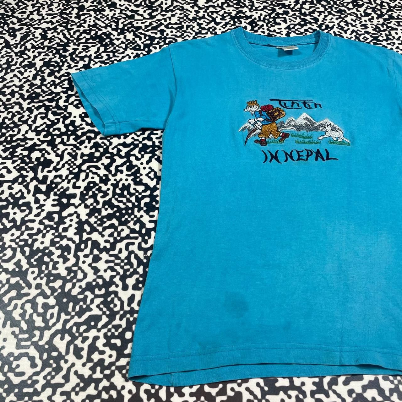 Cartoon Network Vintage 90s Tin Tin In Nepal Cartoon Retro T-shirt Size M / US 6-8 / IT 42-44 - 2 Thumbnail