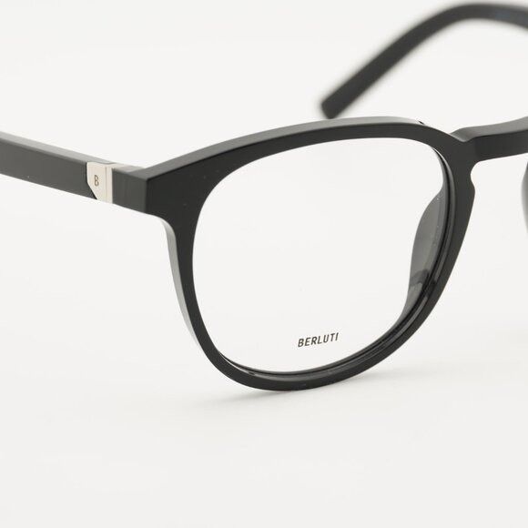 Berluti Berluti BL50002I 001 Men’s Eyeglasses Black 53mm Square Size ONE SIZE - 2 Thumbnail