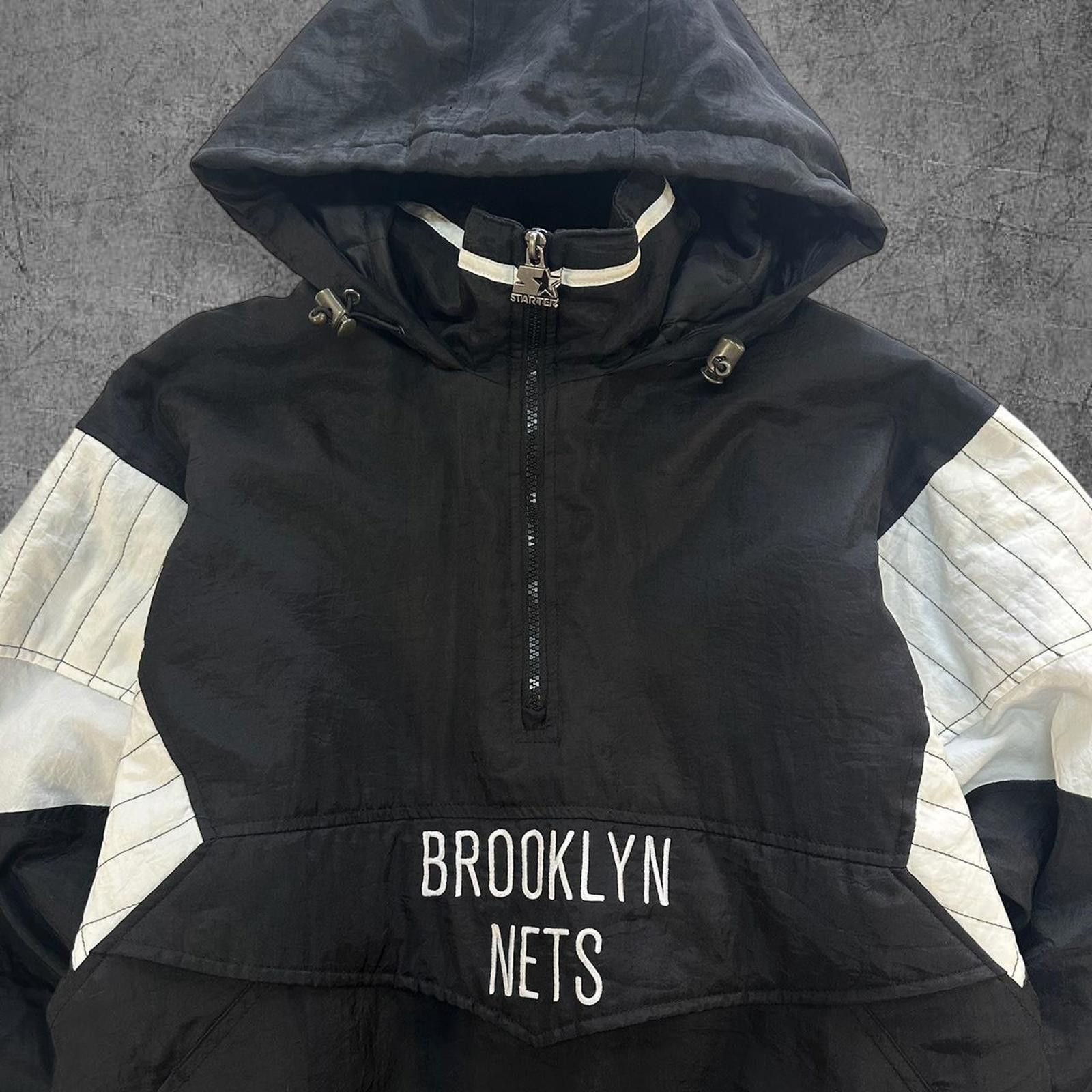 Starter Vintage Brooklyn Nets Starter Jacket Size US XL / EU 56 / 4 - 3 Thumbnail