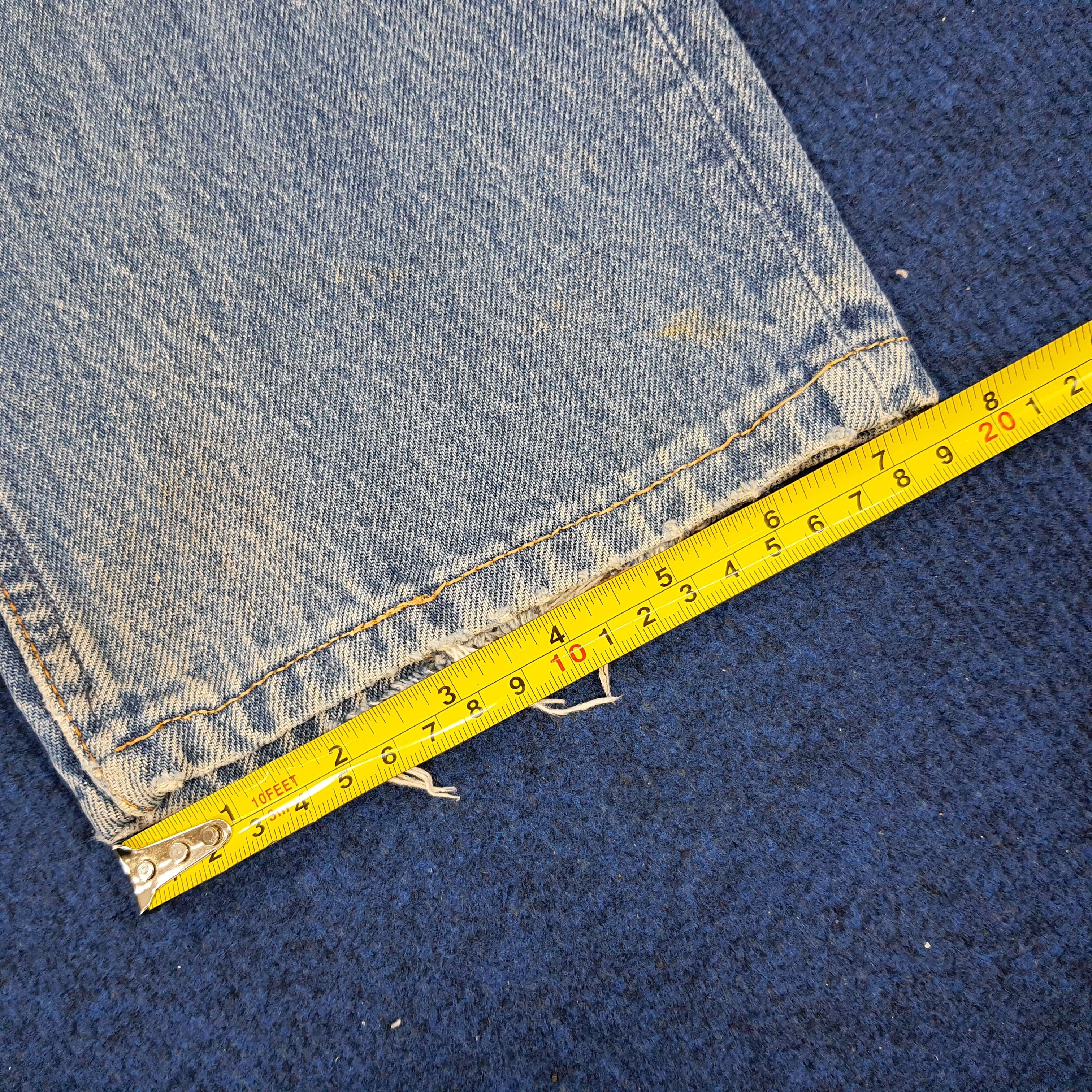 Levi's × Levi's Vintage Clothing × Vintage Vintage Levi's Straight Cut Distressed Denim Jeans Size US 29 - 17 Thumbnail