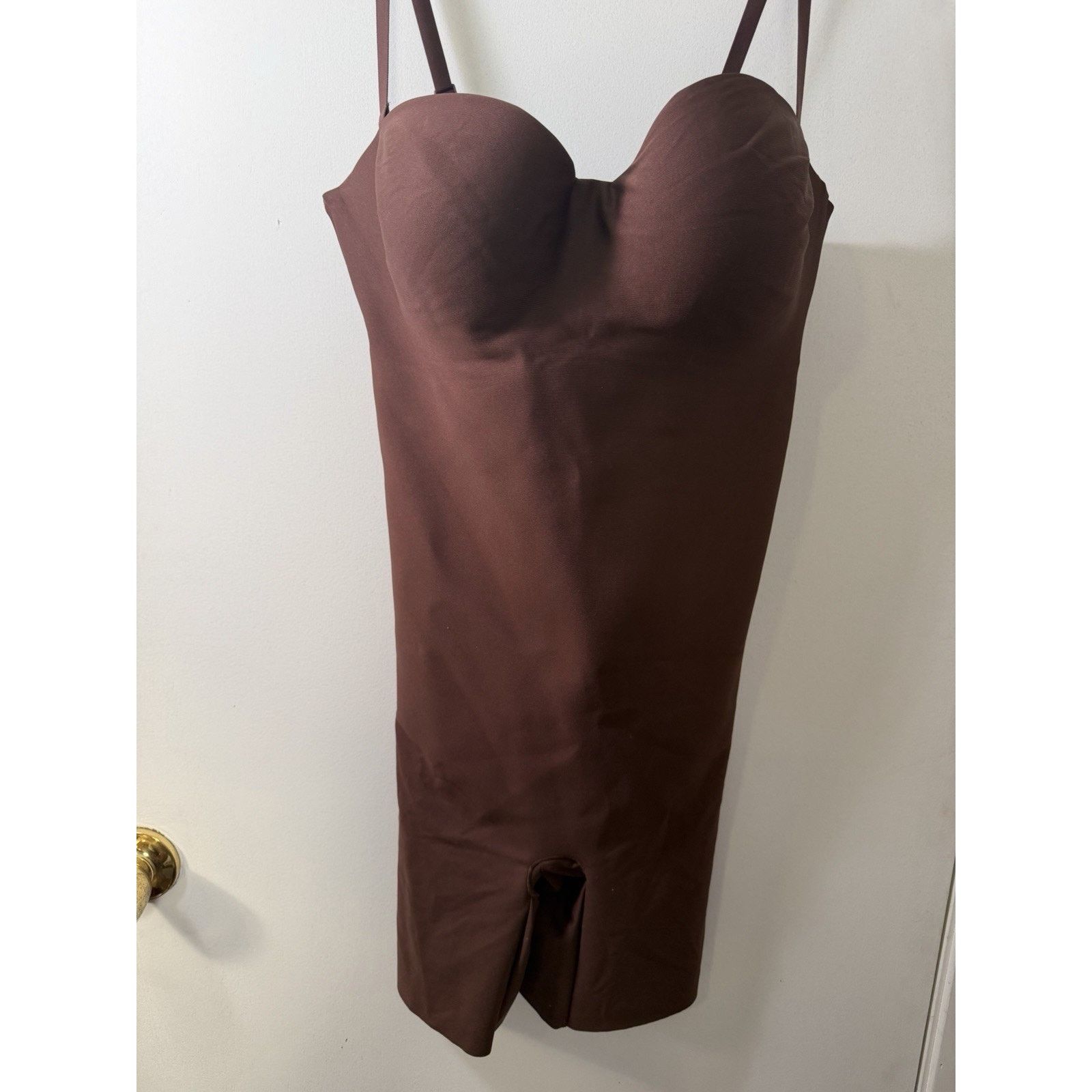 SKIMS SKIMS Core Sculpt Underwire Mid Thigh Bodysuit Size XL Brown Size XL / US 12-14 / IT 48-50 - 5 Thumbnail