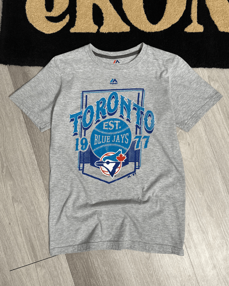 MLB × Majestic Majestic Toronto Blue Jays MLB Gray T-Shirt - Size Small Size US S / EU 44-46 / 1 - 1 Thumbnail